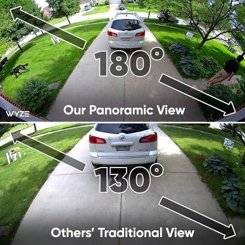 Cámara de Inundación Wyze Pro 2.5K HD, 180° Panorámica, LEDs 3000 Lúmenes