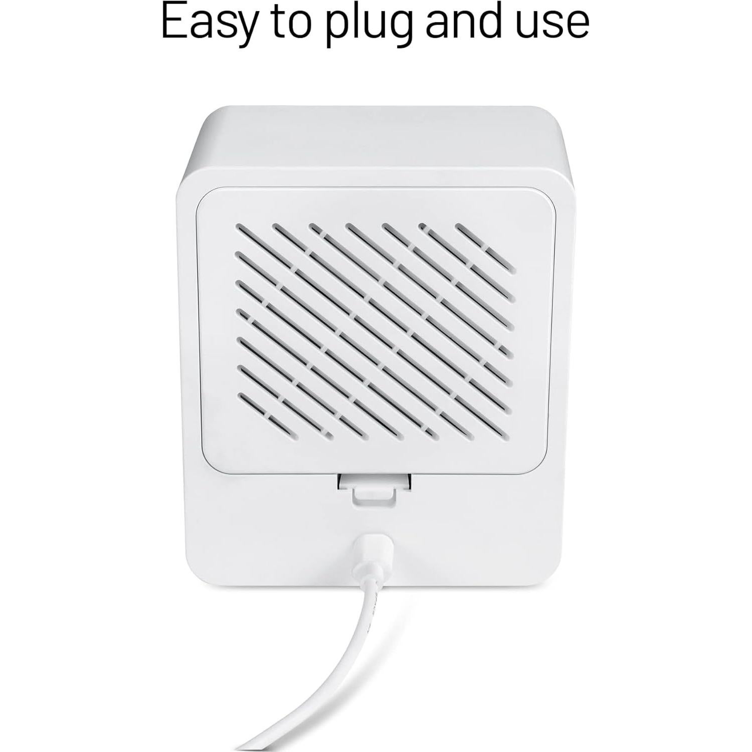 Funda de Cámara de Reloj Despertador Wasserstein para Wyze Cam V3/V4/Pro - Protección Discreta (Blanco)