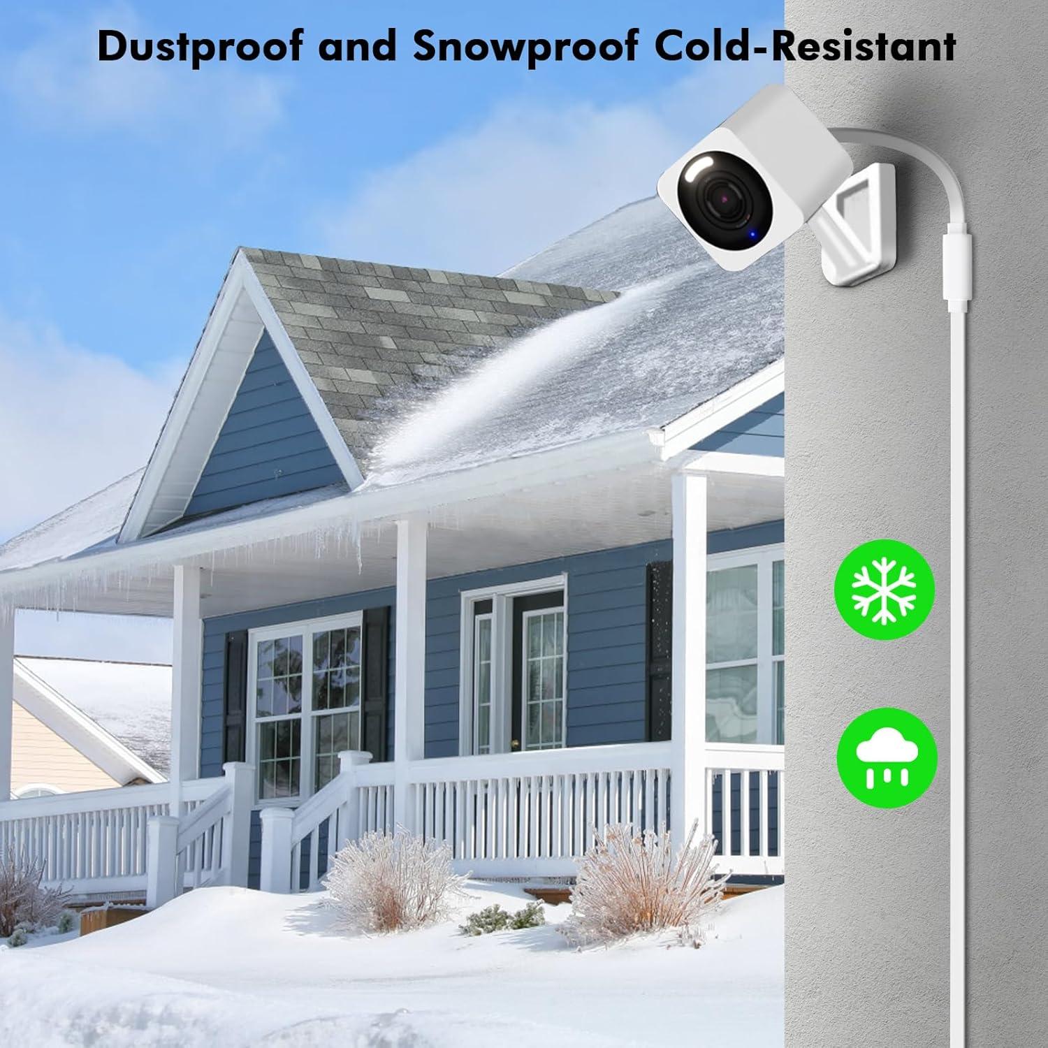 Cable de Poder 5.0m Goldtime para WYZE Cam V3/V4 - Resistente IP67