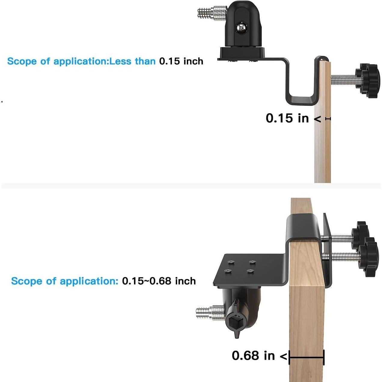 Soporte de Cámara de Seguridad OkeMeeo Sin Taladro Negro