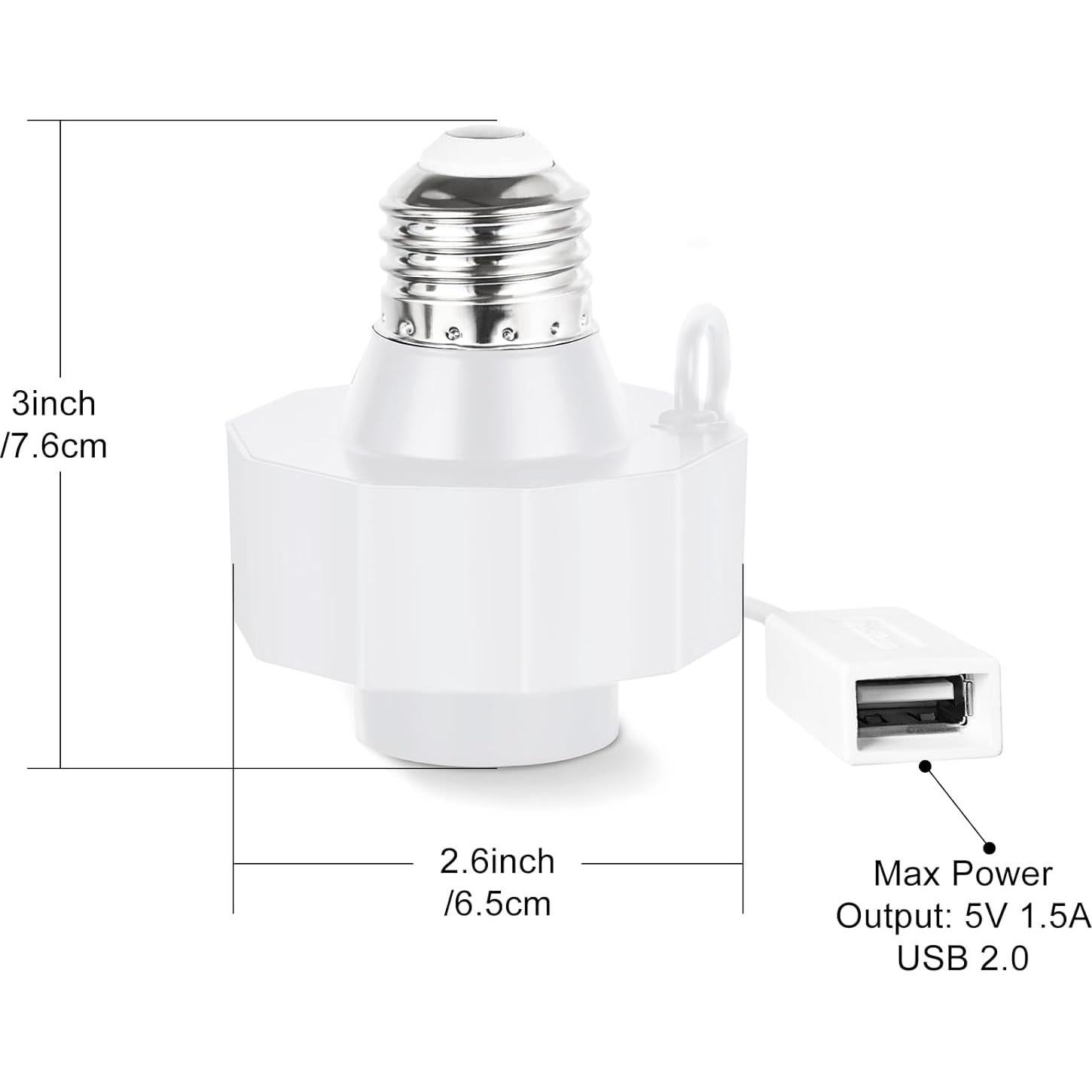 Adaptador de Enchufe USB 5V 1.5A Rreslicam para Cámaras