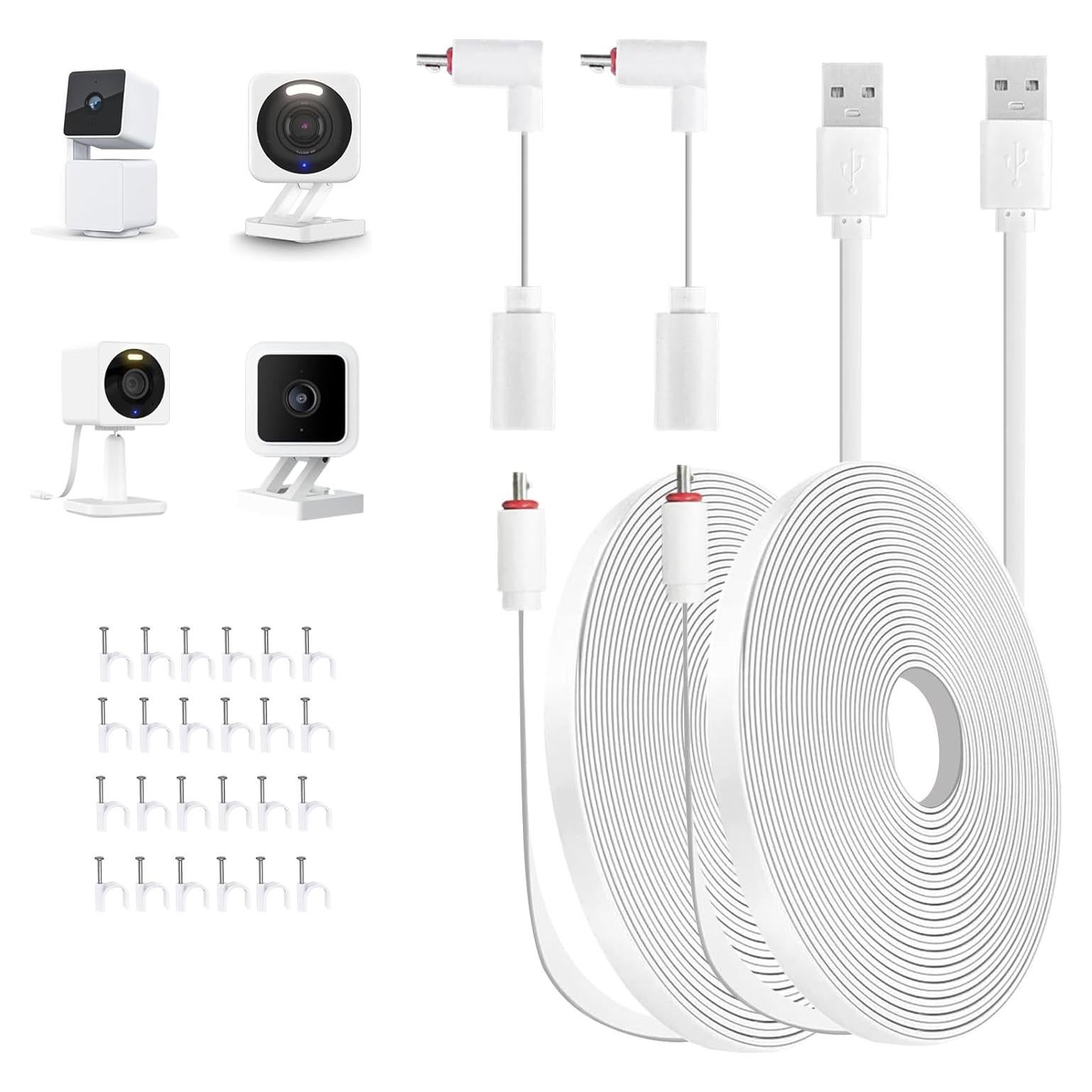 Cable de carga micro USB 6.1m AYIIFEI para Wyze Cam