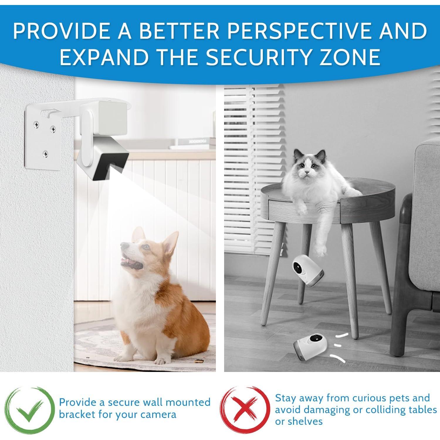 Soporte de Pared Metálico Minzerus para Cámaras de Seguridad