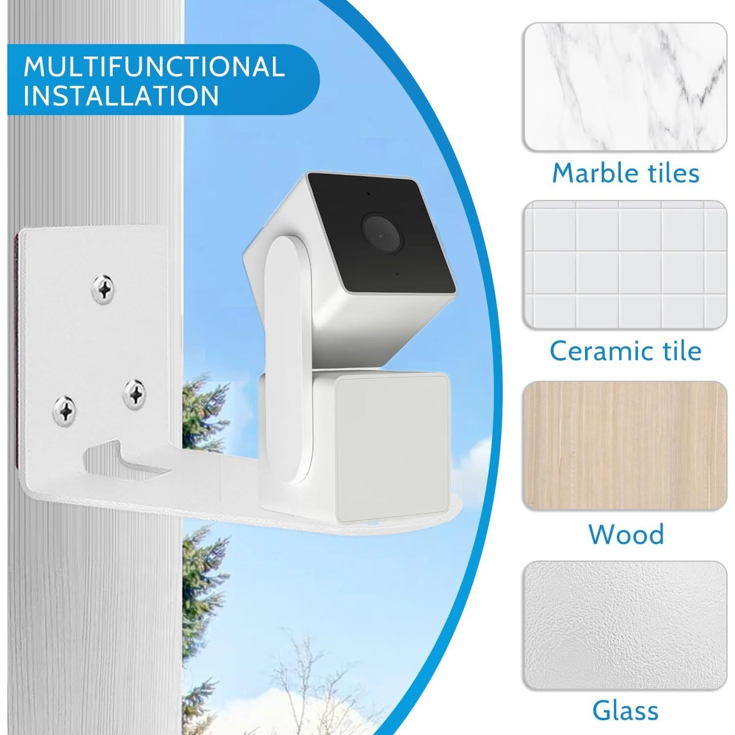 Soporte de Pared Metálico Minzerus para Cámaras de Seguridad