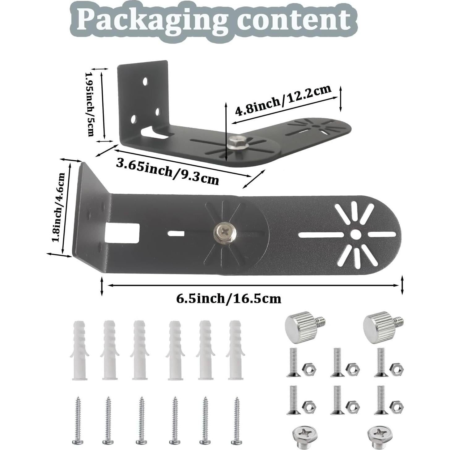 Soporte de Pared Giratorio HIGCPTP para Cámaras Wyze y Ring - 2 Piezas