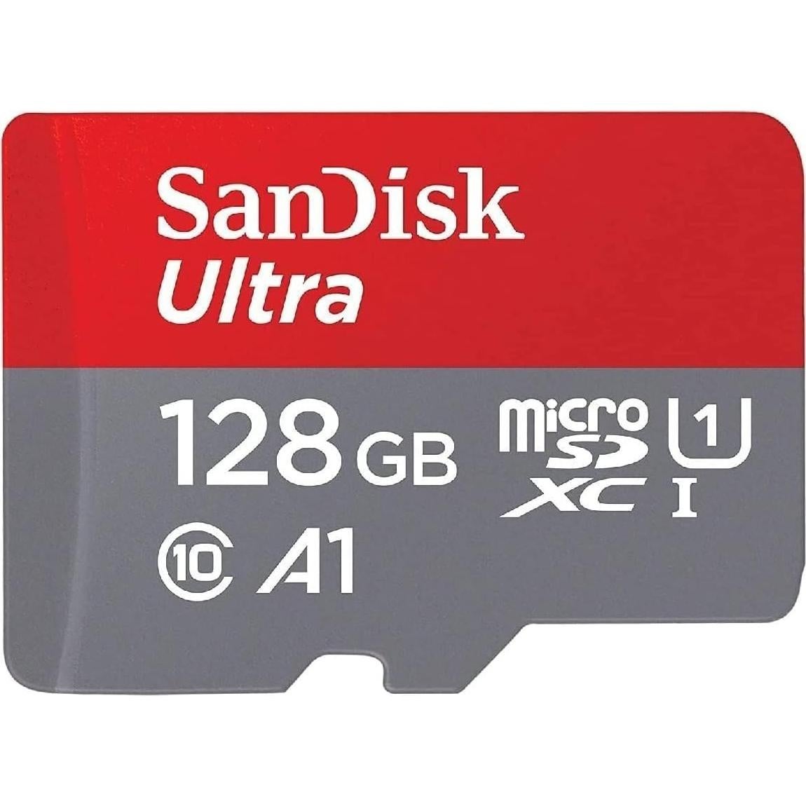 Tarjeta de Memoria SanDisk MicroSD Ultra 128GB + Lector