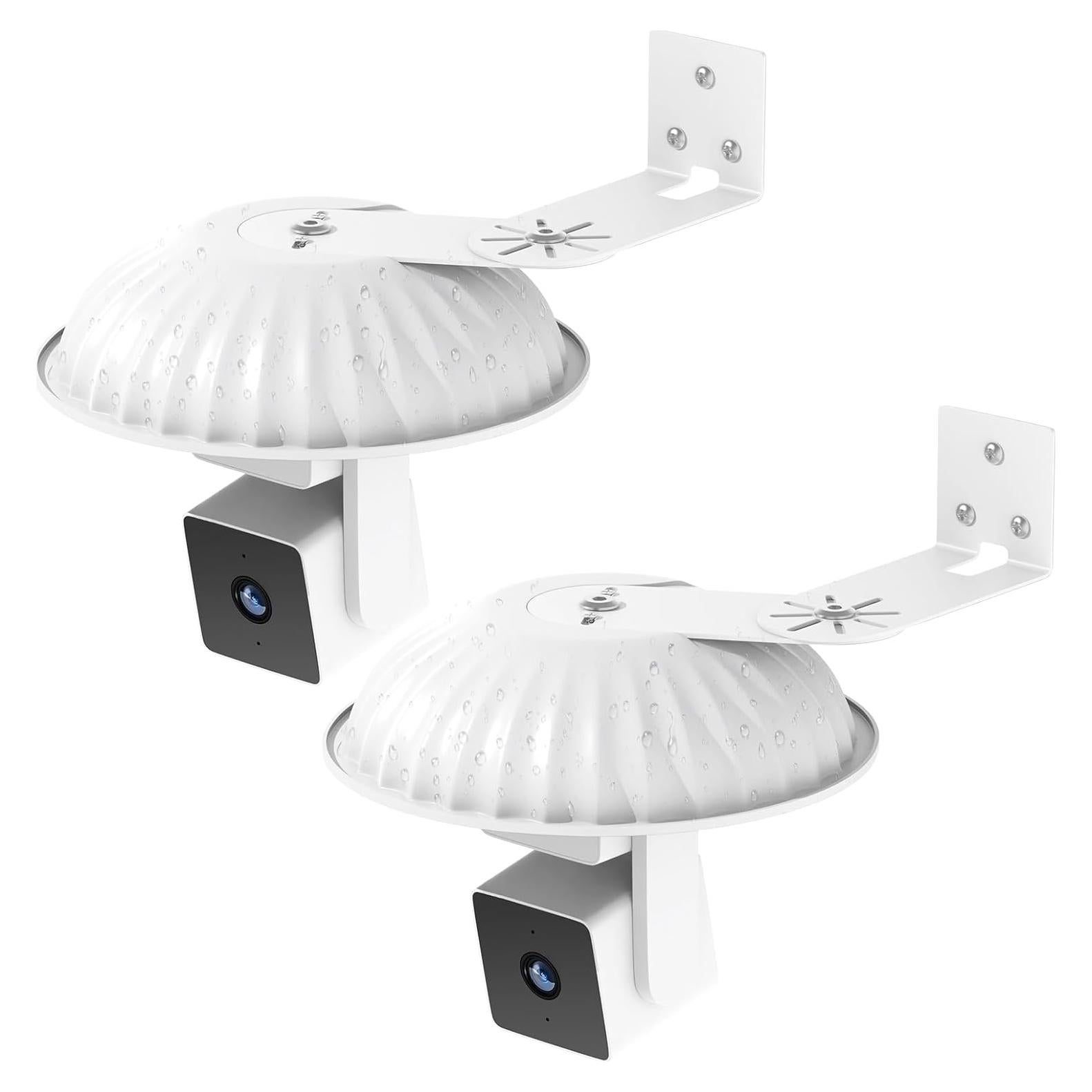 Paquete de 2 Soportes de Pared con Cubierta para WYZE Cam V3