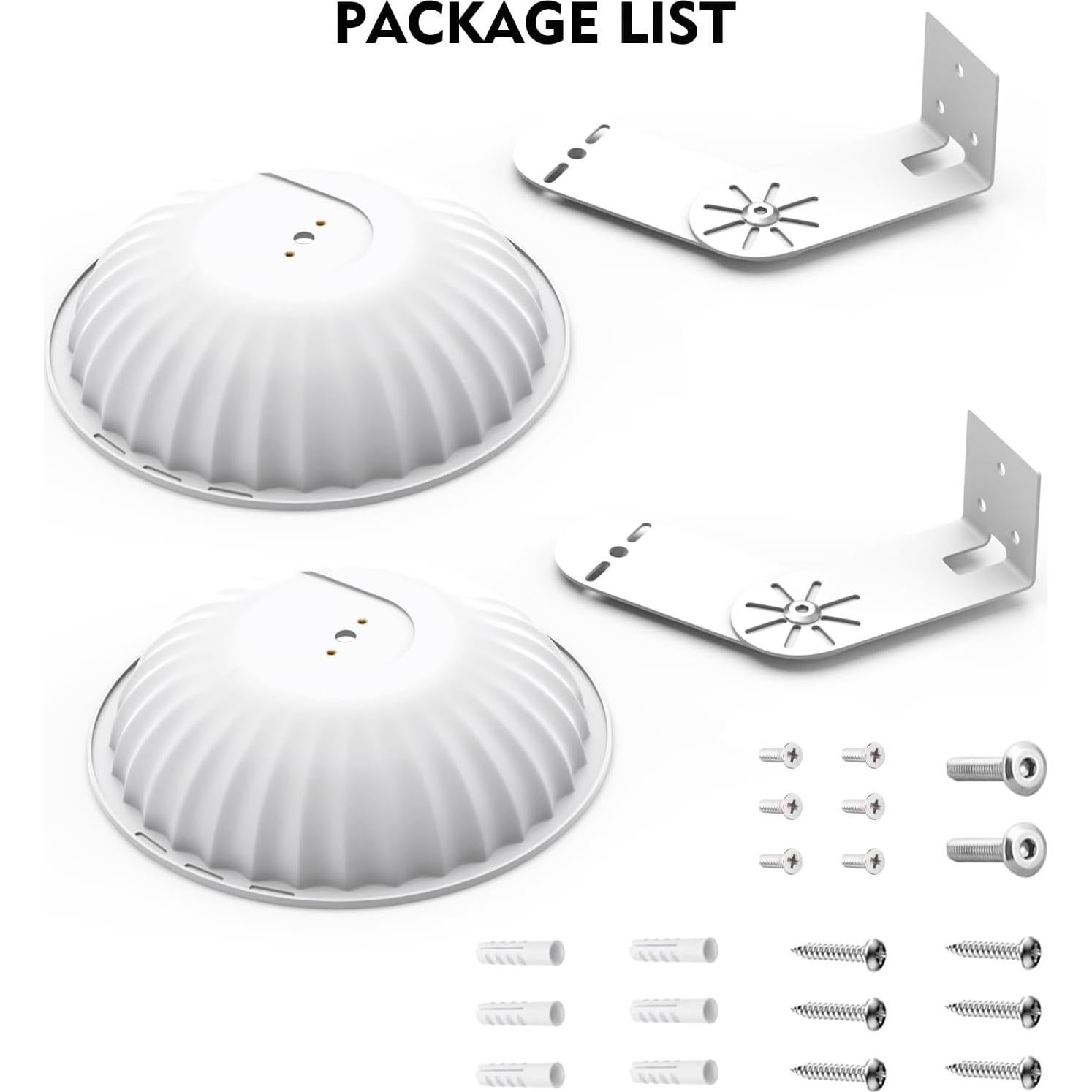 Paquete de 2 Soportes de Pared con Cubierta para WYZE Cam V3
