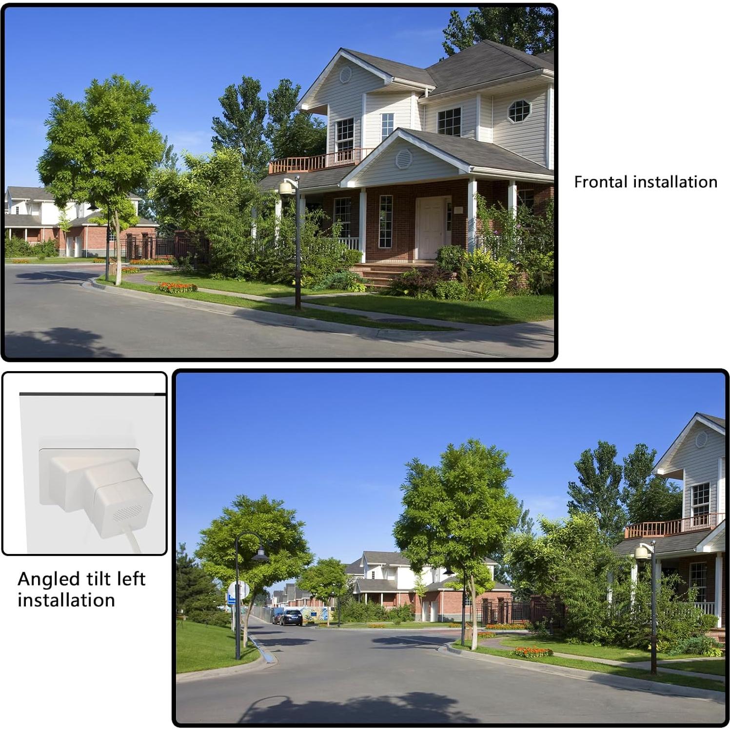 Soporte de Ventana Angulado Teccle para Wyze Cam OG - 20 Grados