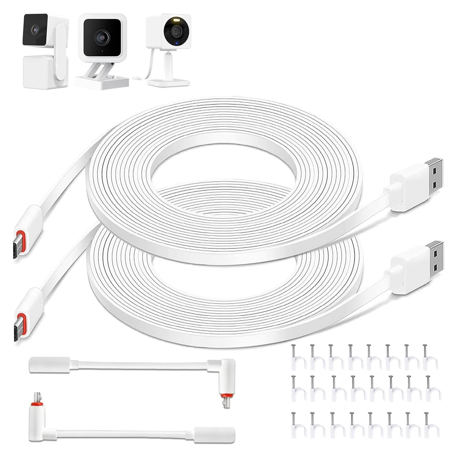 Cable de Extensión Micro USB LFFW 6m para Wyze Cam V3/V4