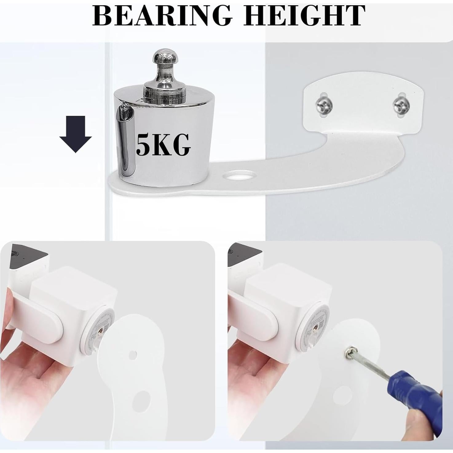 Soporte de Pared de Esquina Metal Voyaux para Wyze Cam - Paquete de 2