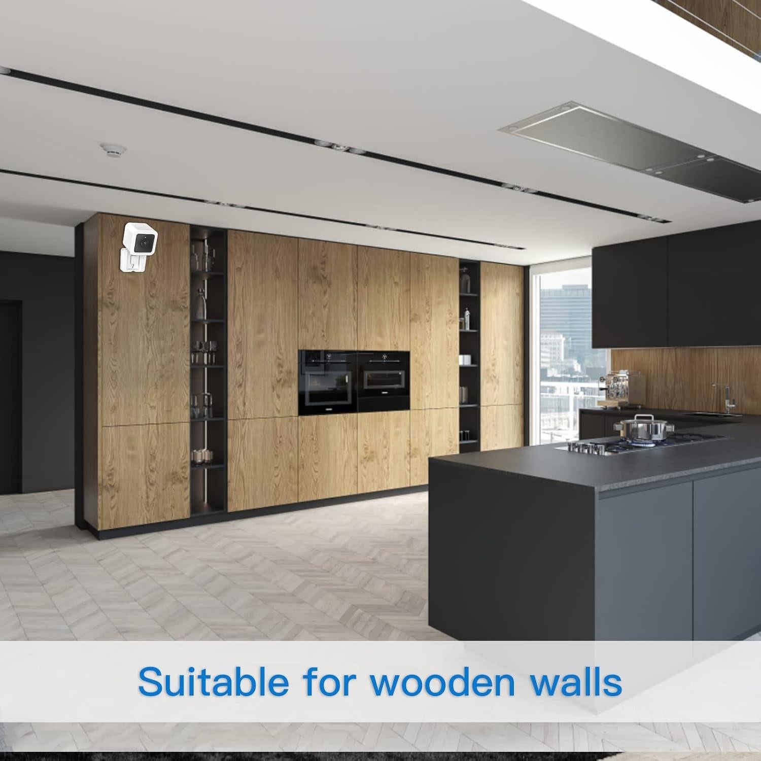 Kit de Montaje en Pared HOLACA para Wyze Cam V3 - 3 Pack Adhesivo