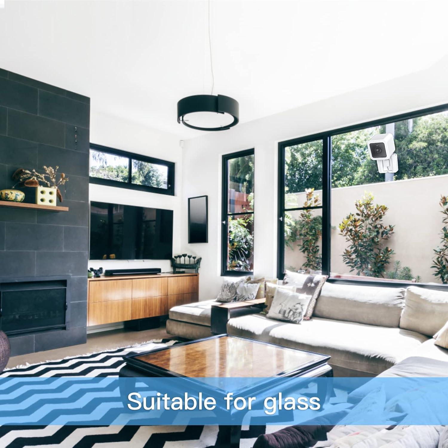 Kit de Montaje en Pared HOLACA para Wyze Cam V3 - 3 Pack Adhesivo