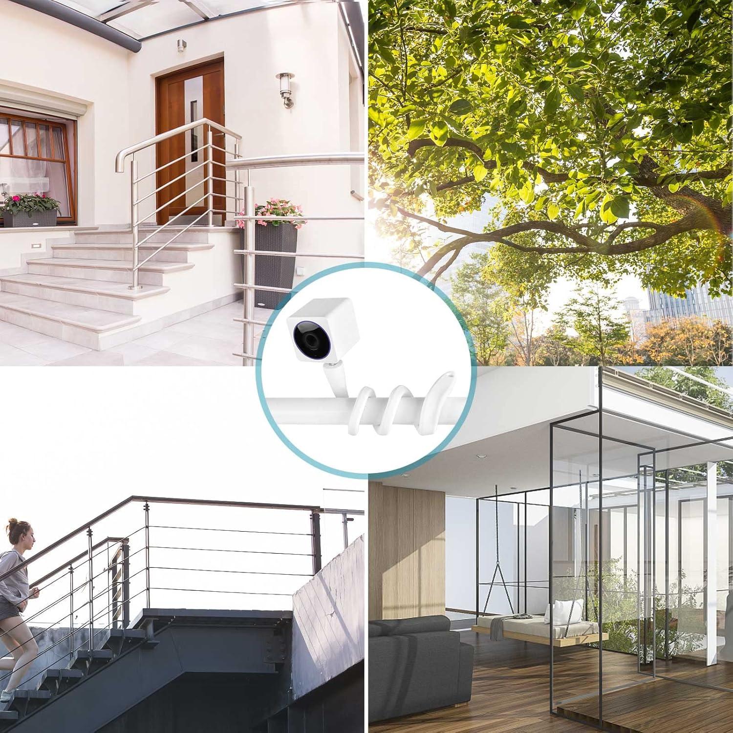 Soporte flexible para cámara Wyze Cam OG/V3/V4 - 44.5 cm, 2 paquetes