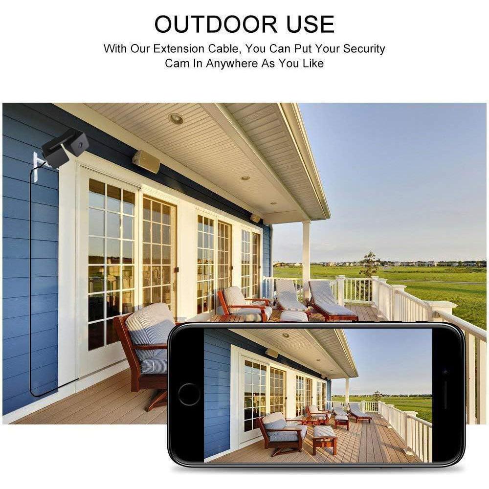 Paquete de 2 Cables de Extensión 12m LUOYEE para WYZE Cam Pan V3