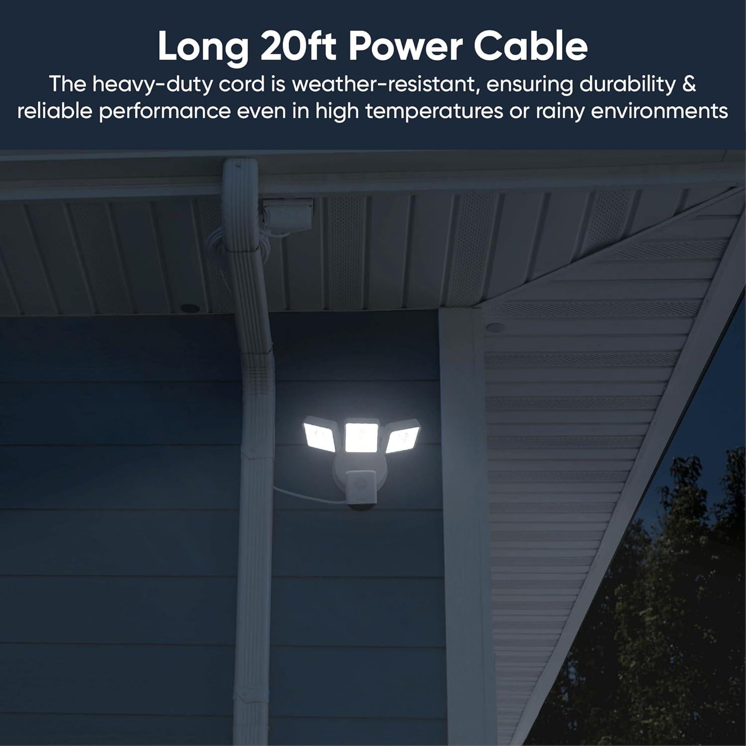 Soporte de Montaje Wyze para Cámara de Inundación Blanco 20 pies