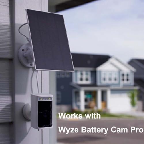 Panel Solar Wyze para Cam Outdoor v1/v2 y Battery Cam Pro 2.5W