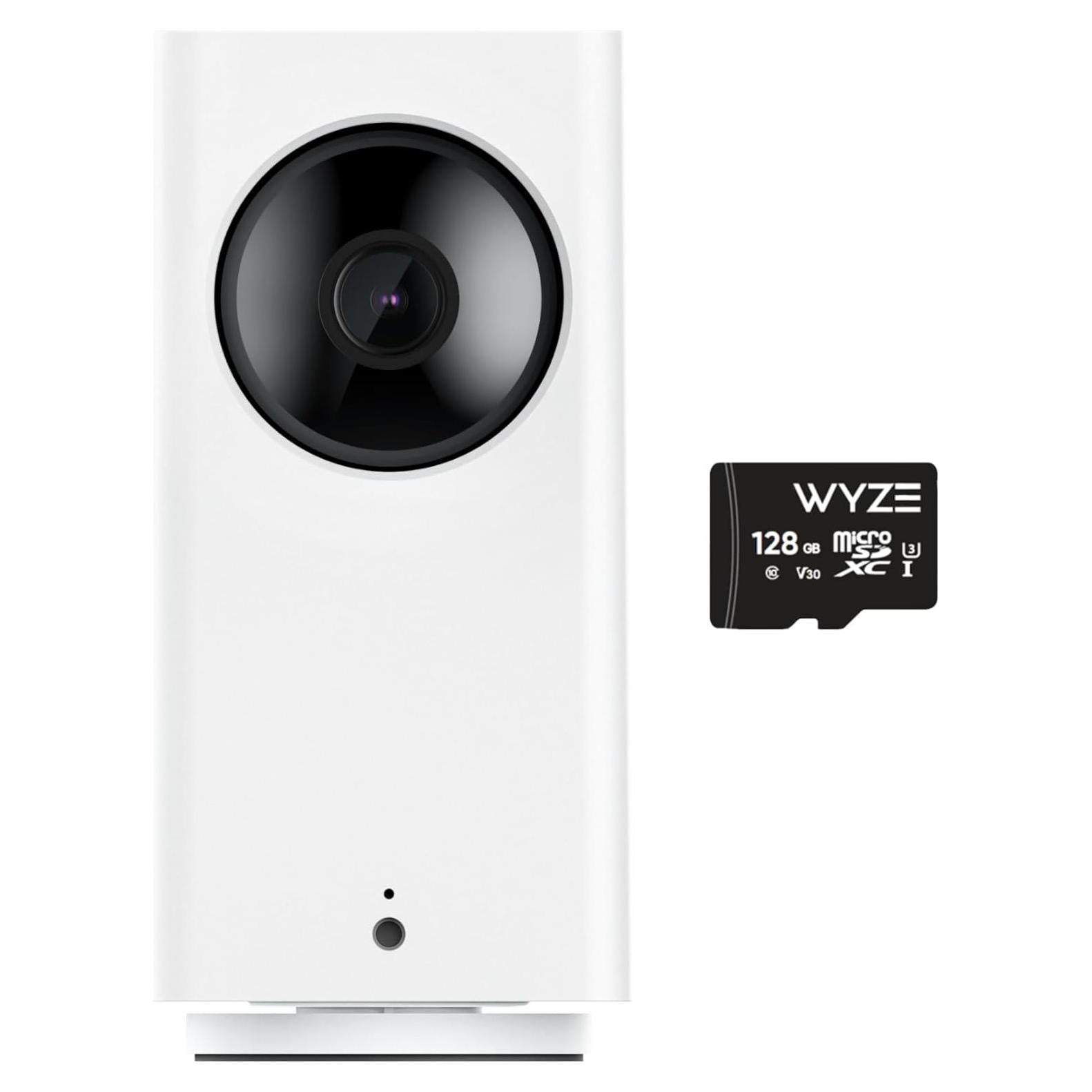 Cámara de Seguridad Wyze Cam Pan v2 1080p con Tarjeta SD 128GB