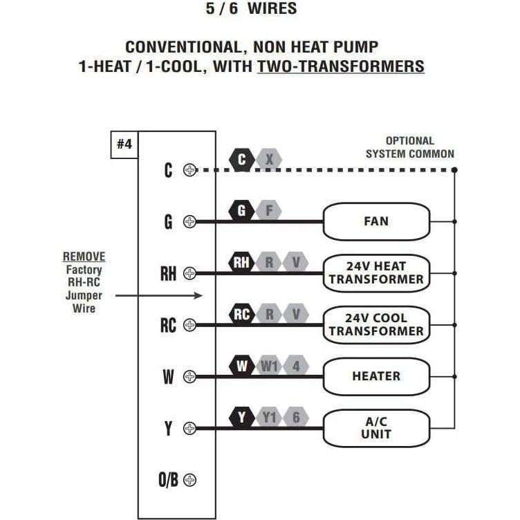 Termostato Programable LUX P711 para Aire Acondicionado y Calefacción