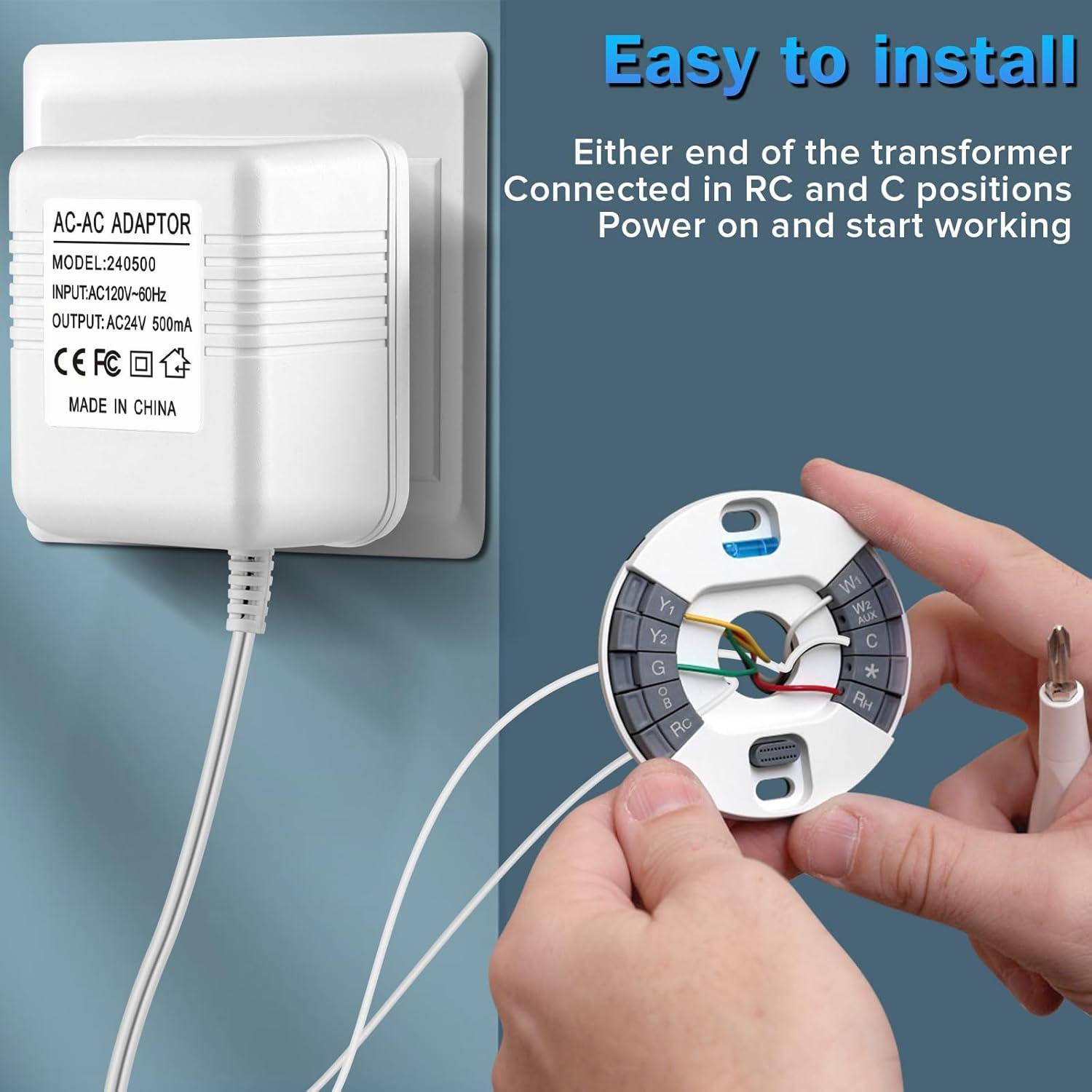 Adaptador de Alimentación 24V 500mA para Timbres y Termostatos