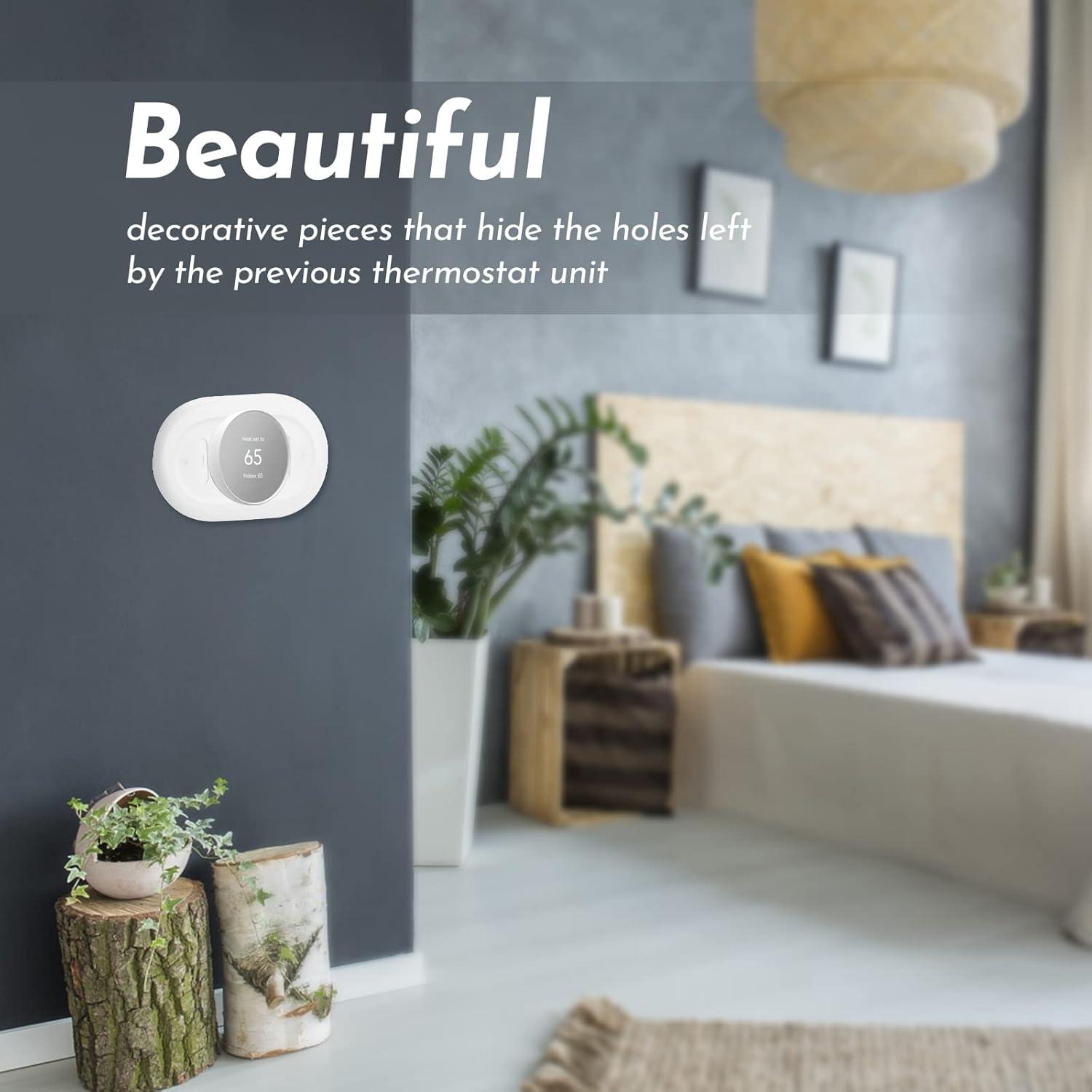 Accesorios para Termostato Nest Pokin - Cubierta de Pared Blanca
