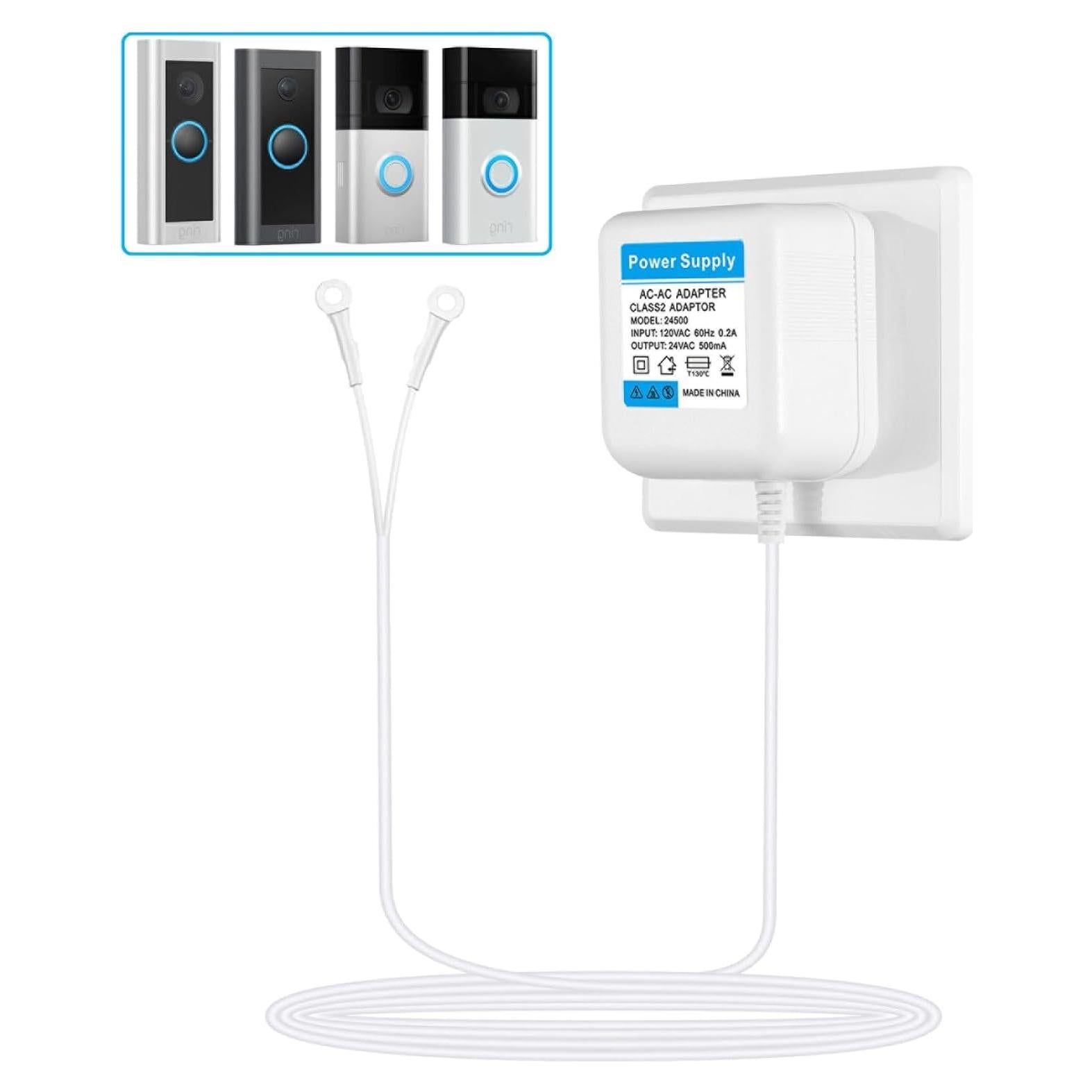 Transformador de Timbre 24V 500mA SZCHXSDZ - 5m Cable