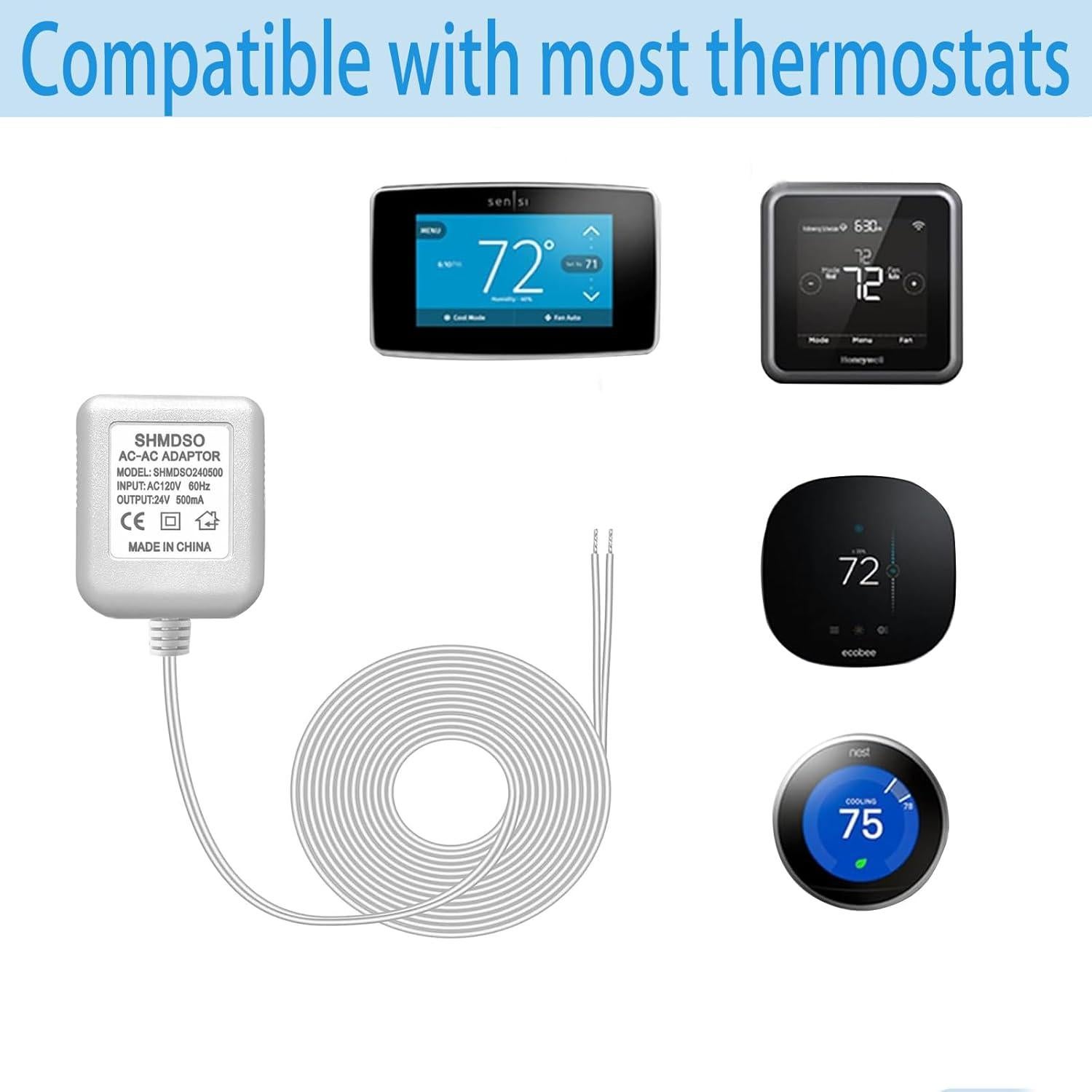 Adaptador de Corriente 24V SHMDSO para Timbres y Termostatos