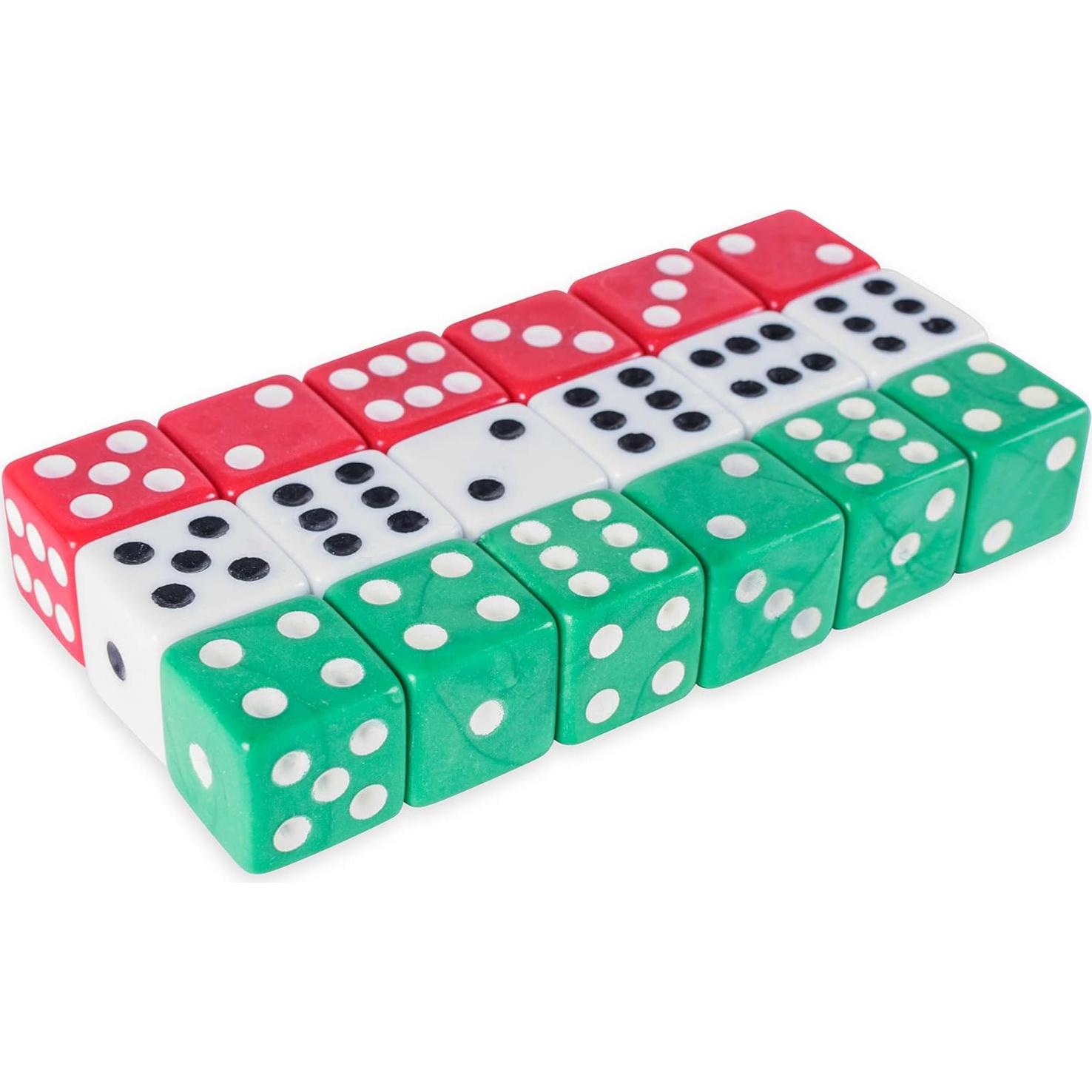 Dados de Colores Super Z Outlet 18 Piezas 16mm