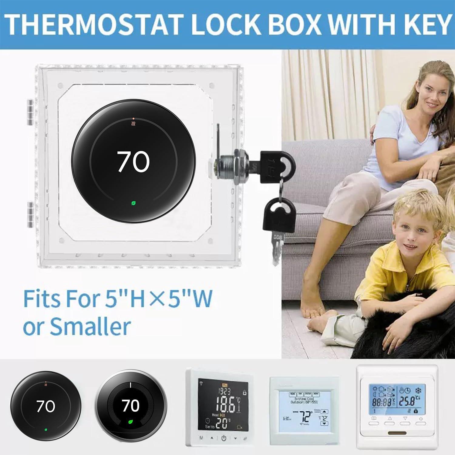 Cubierta de Caja de Bloqueo para Termostato Google Nest 12.2cm