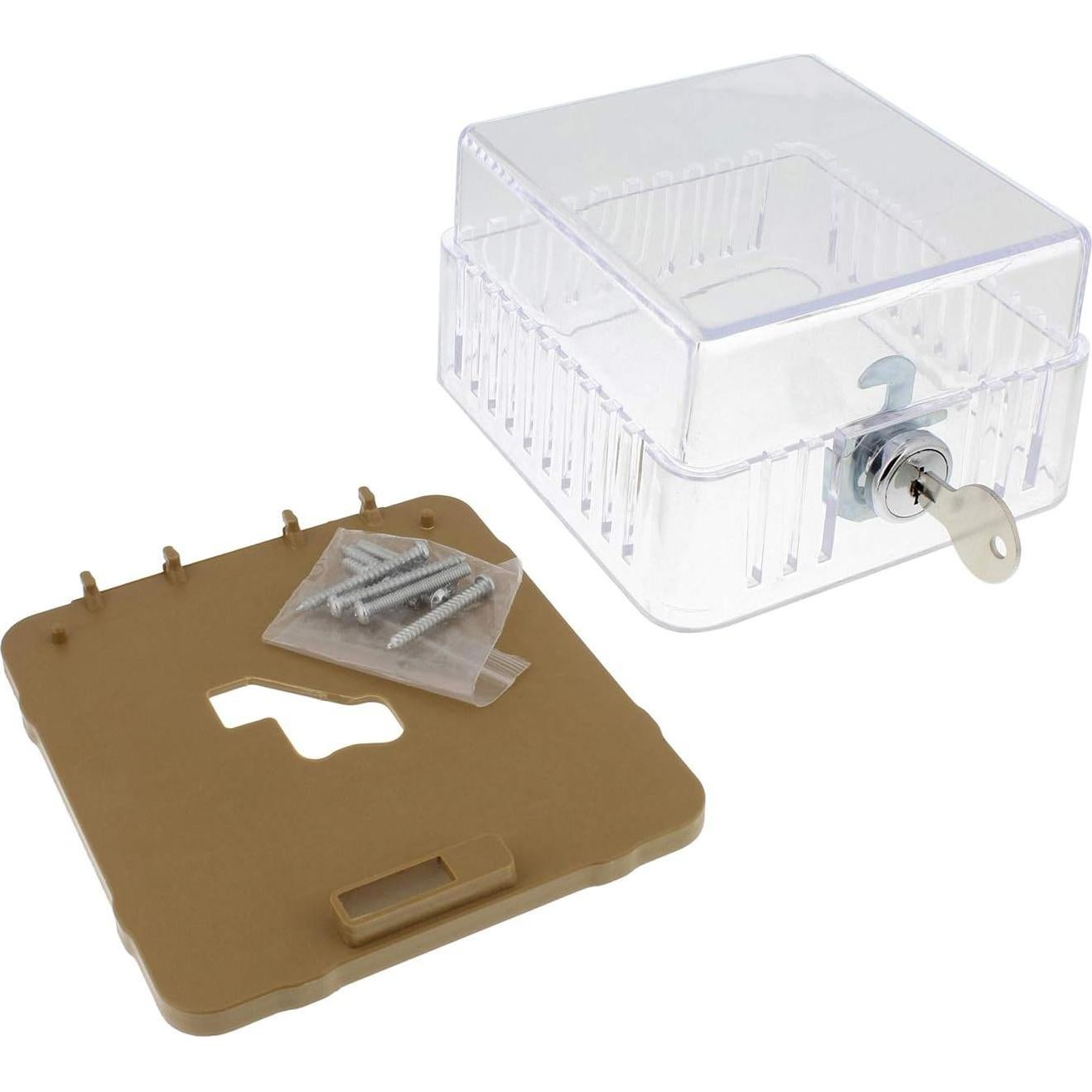 Cubierta de Cerradura para Termostato BISupply - Transparente