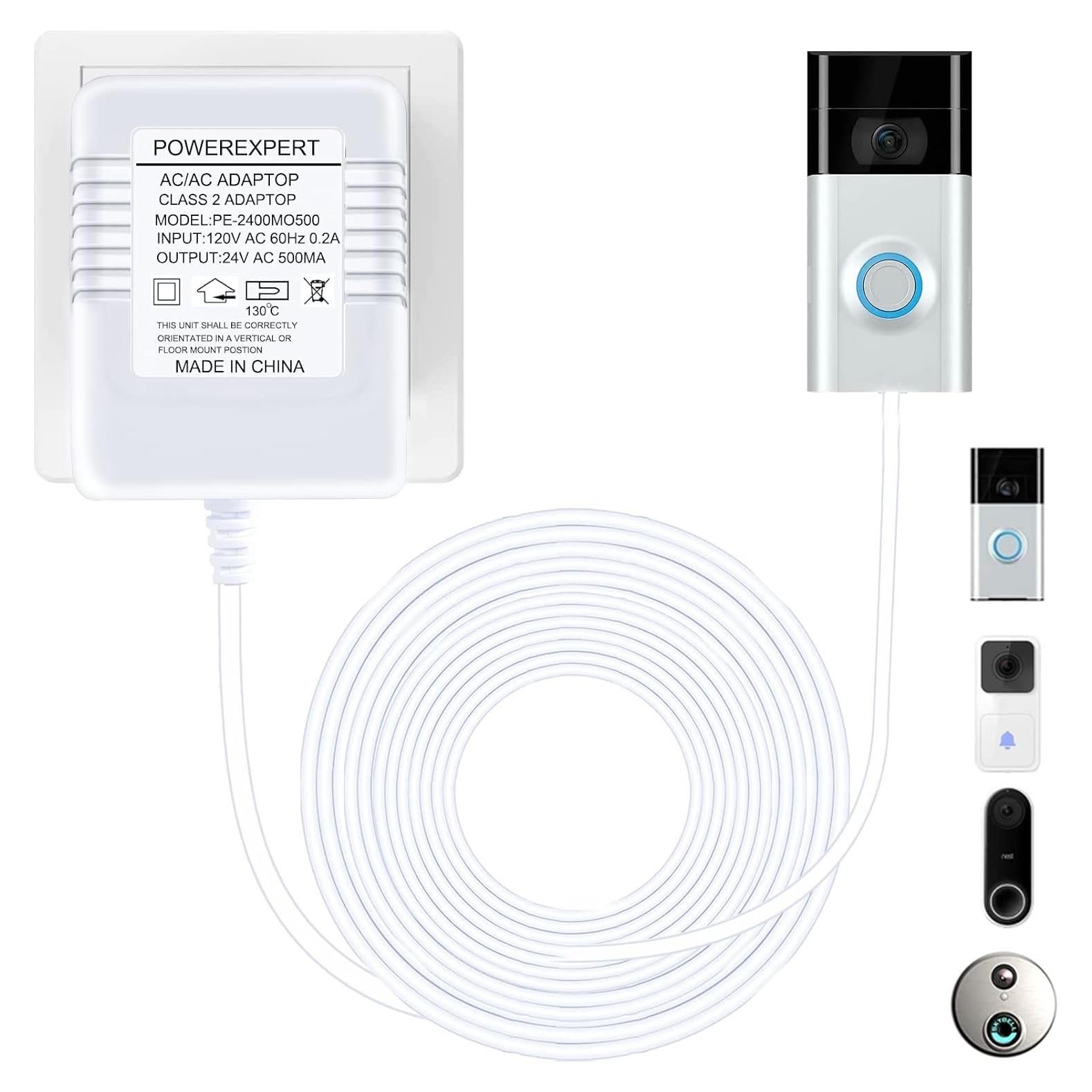 Transformador de 24V ATUOE para Timbres y Termostatos Inteligentes