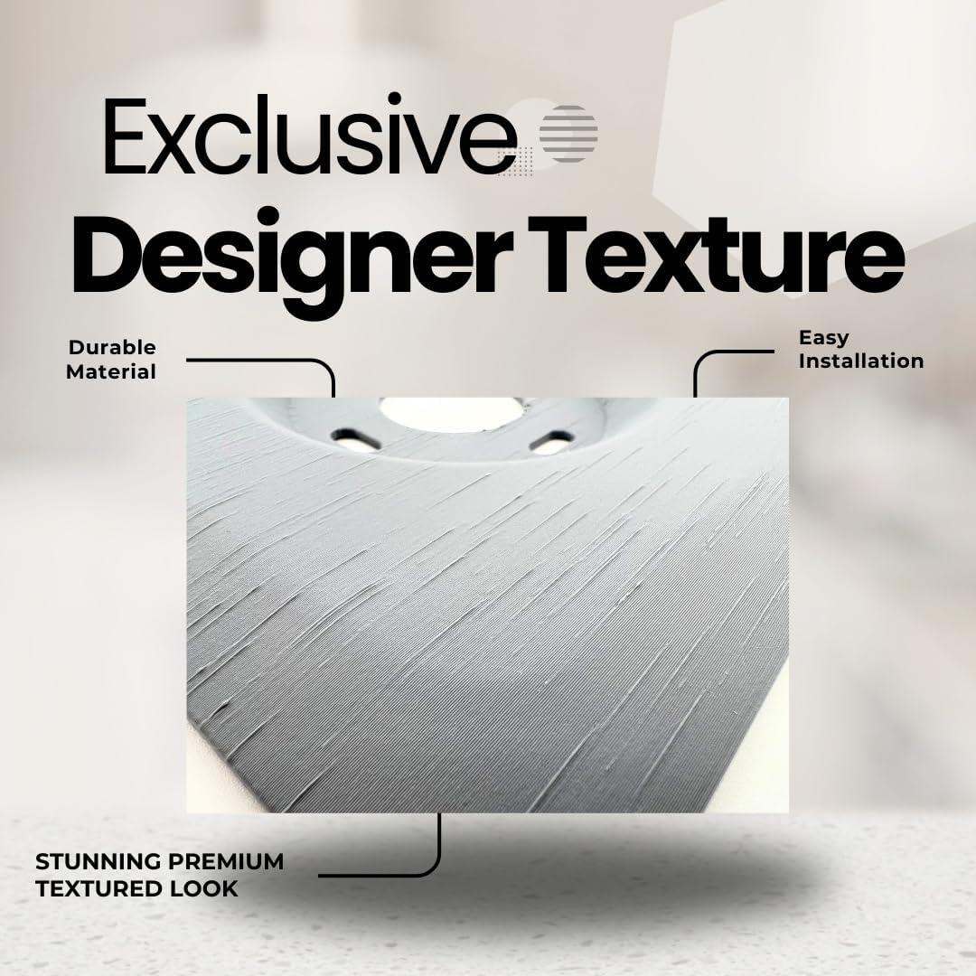 2 Placas de Pared Cuadradas Adorna One Gris Puerto para Termostato Nest 2020