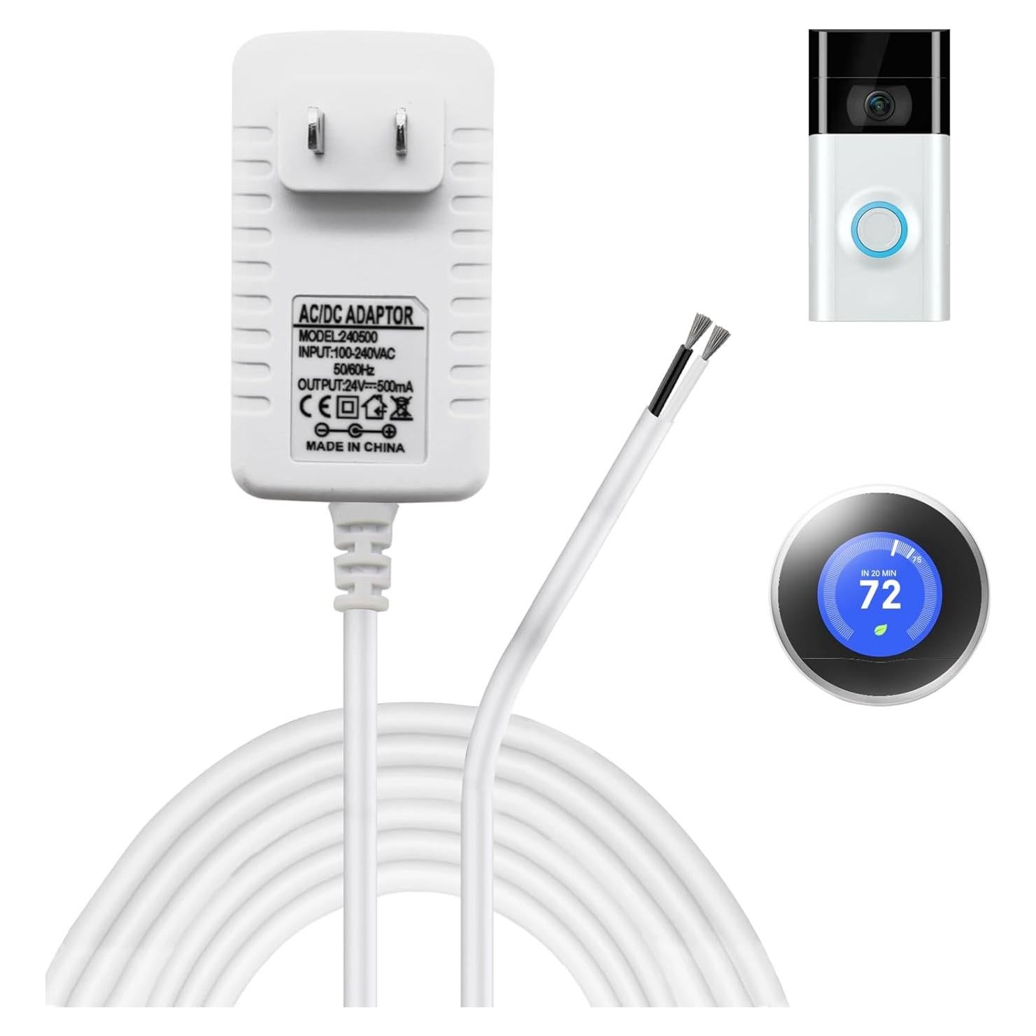 Adaptador C Wire 24V SEEHOM para Termostatos y Timbres