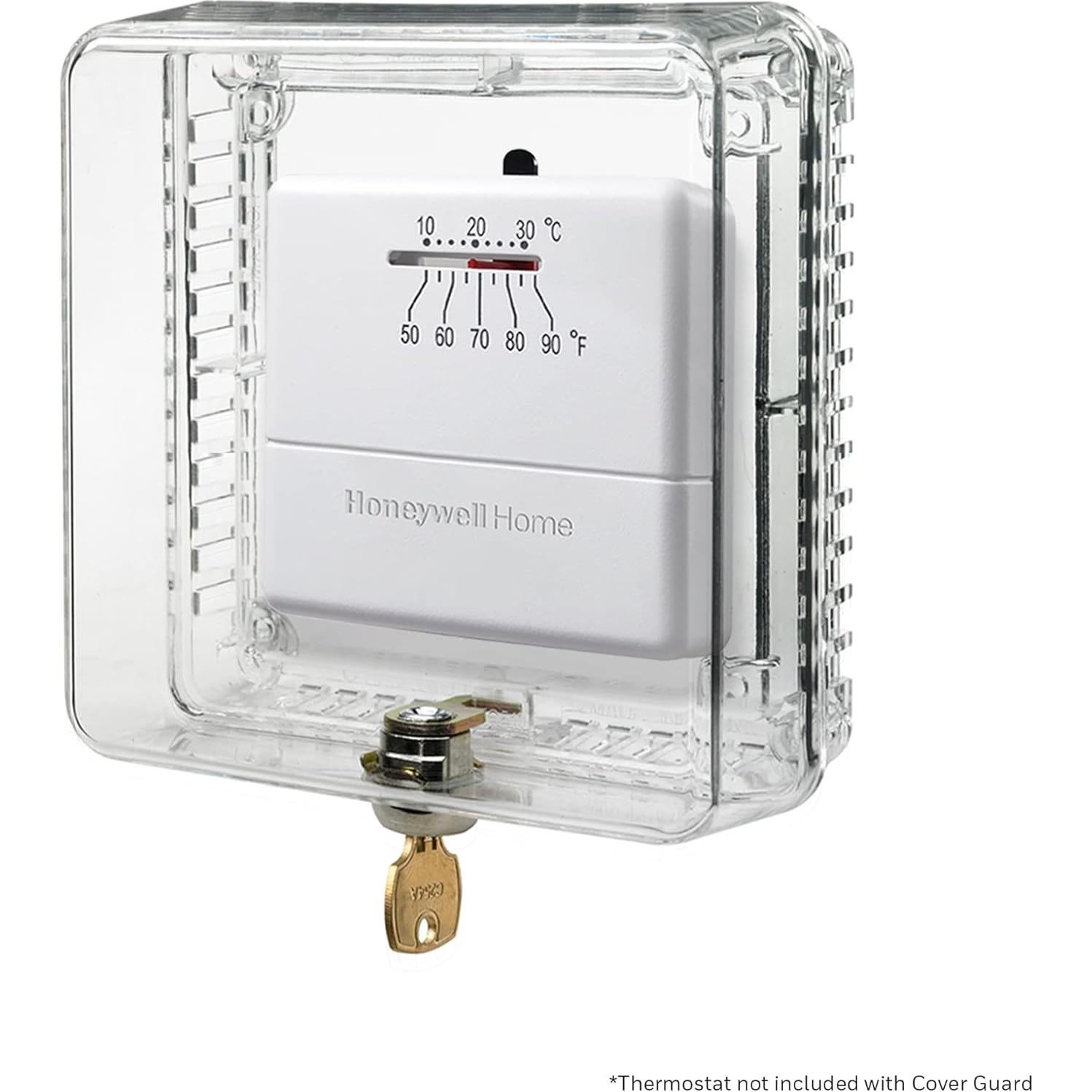 Protector de termostato Honeywell Home CG510A, 14.92 cm, transparente