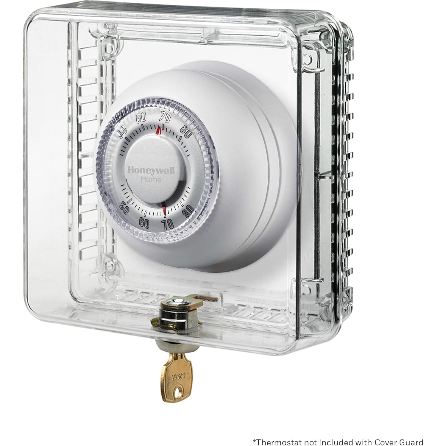 Protector de termostato Honeywell Home CG510A, 14.92 cm, transparente