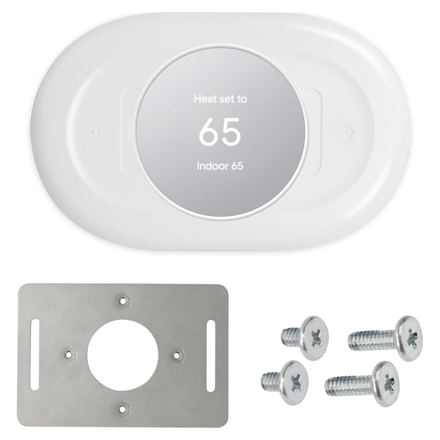 Kit Accesorios Termostato Inteligente Nest Pokin - Placa Pared Blanca