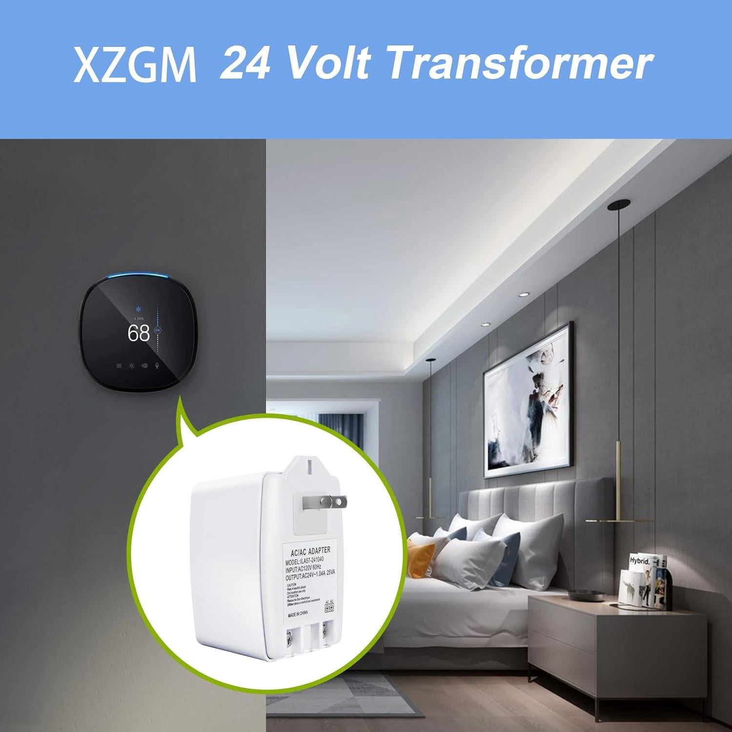 Transformador 24V CA XZGM 25VA para Timbres y Termostatos