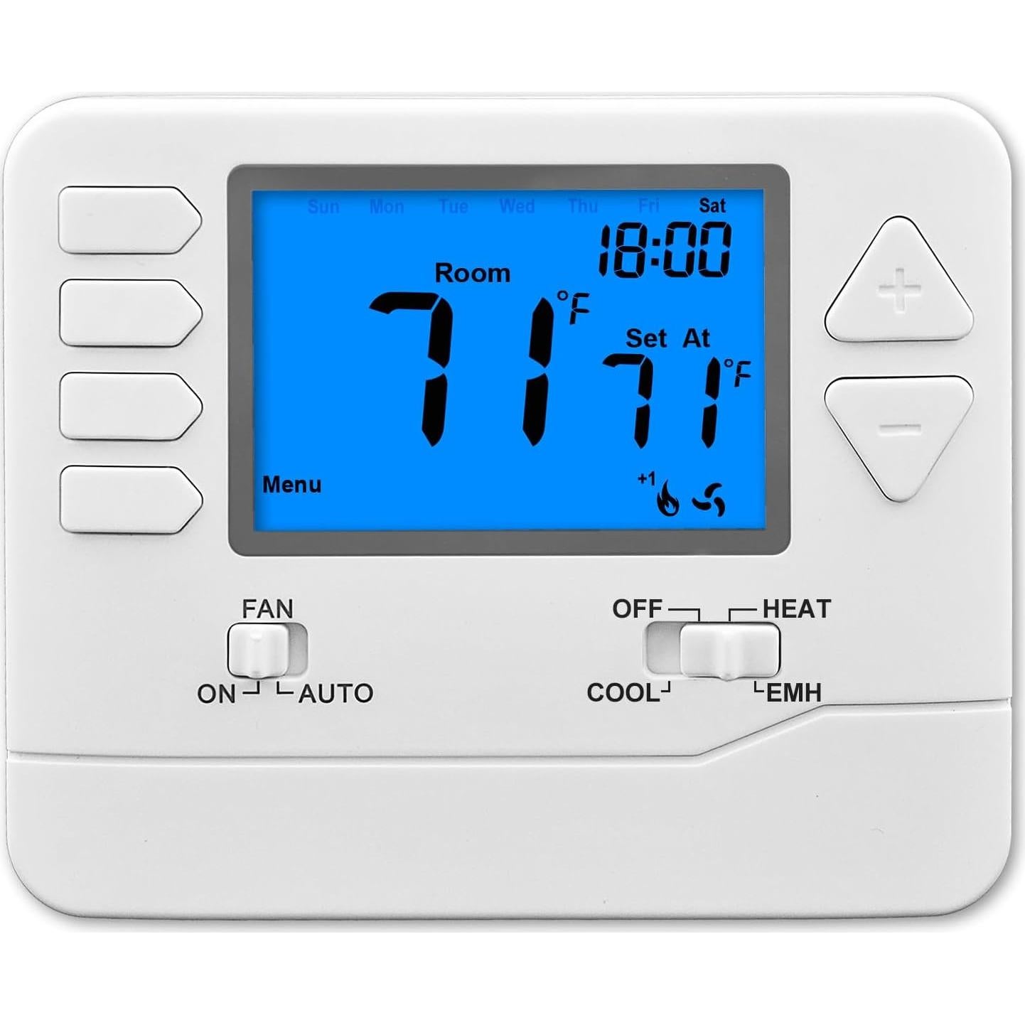 Termostato Suuwer S721 Bomba de Calor No Programable 2H/1C