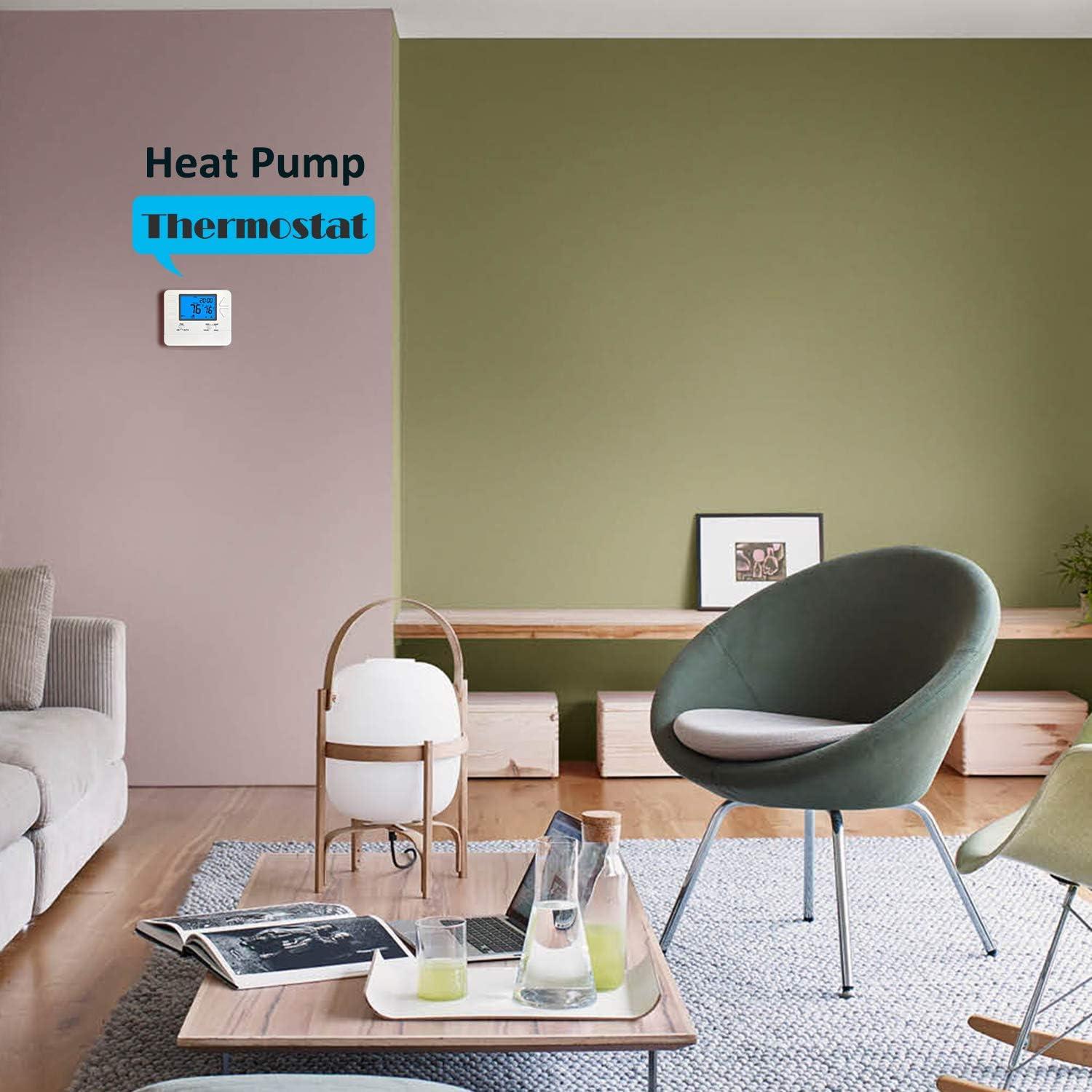 Termostato Suuwer S721 Bomba de Calor No Programable 2H/1C