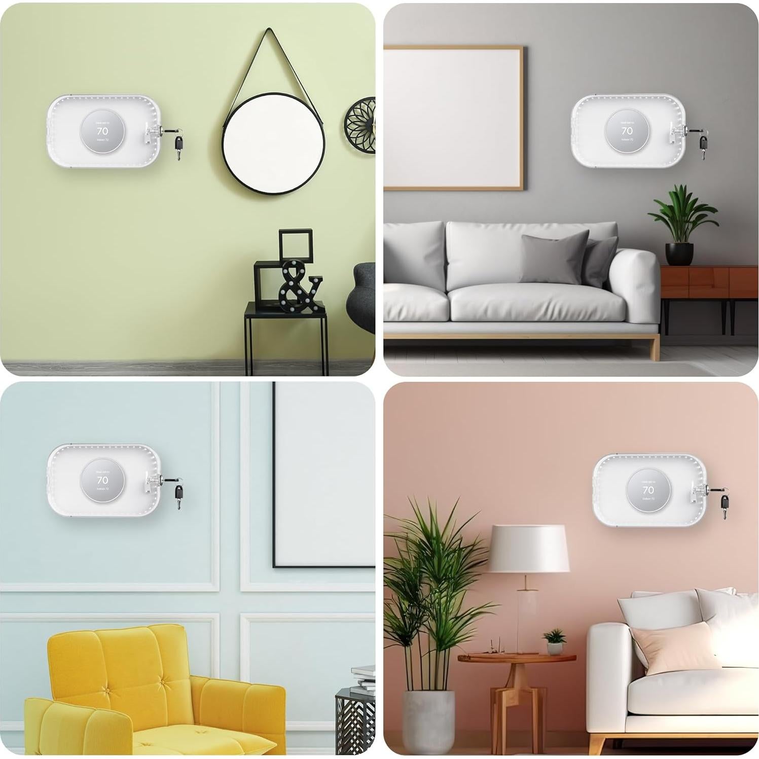 Caja de Bloqueo para Termostato Gedreew 21x13 cm con Llave