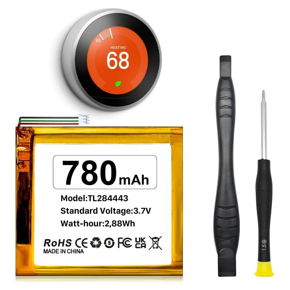 Batería de Reemplazo WAVYPO para Termostato Nest TL284443