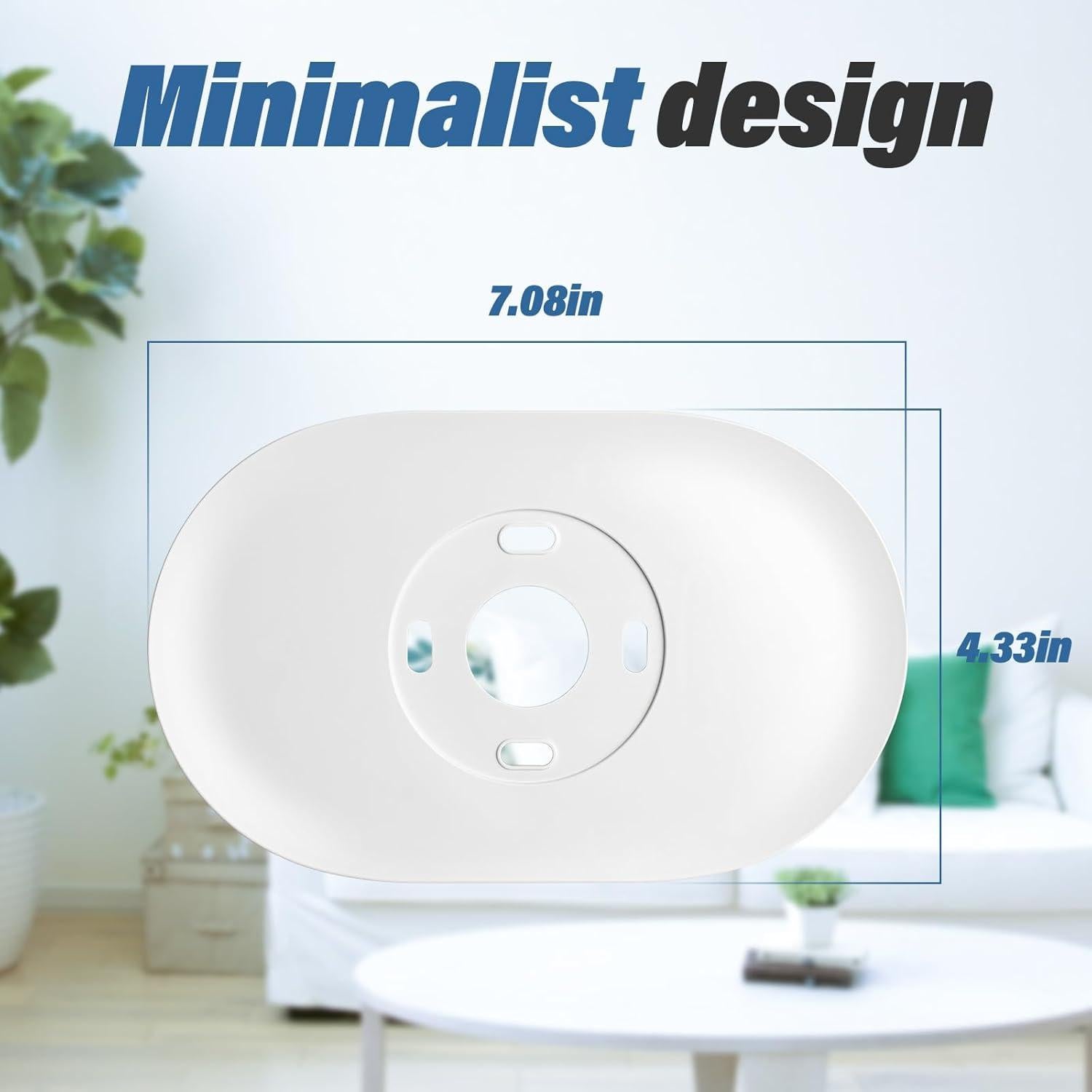 Placa de Pared Termostato Nest PROSOCOOL 220V Blanco