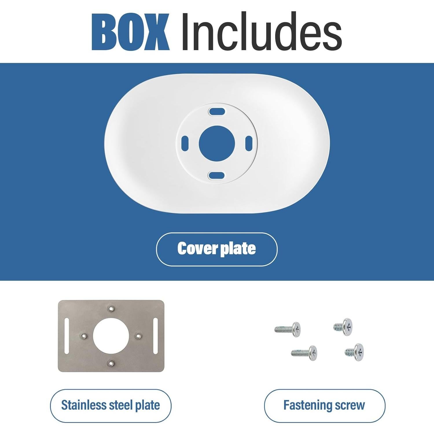 Placa de Pared Termostato Nest PROSOCOOL 220V Blanco