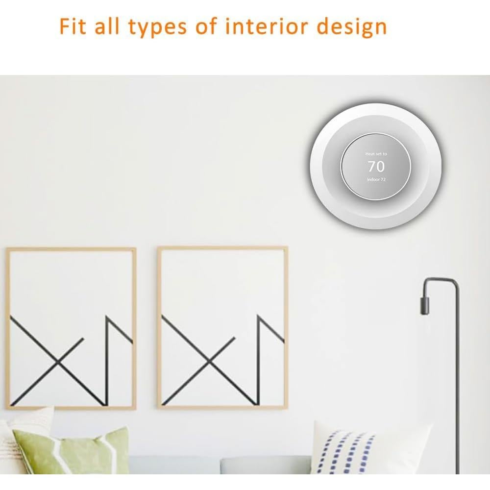 Placa de Pared AutoSonic para Termostato Nest 2020 Nieve