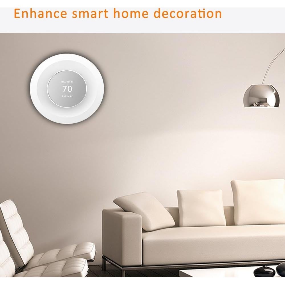 Placa de Pared AutoSonic para Termostato Nest 2020 Nieve