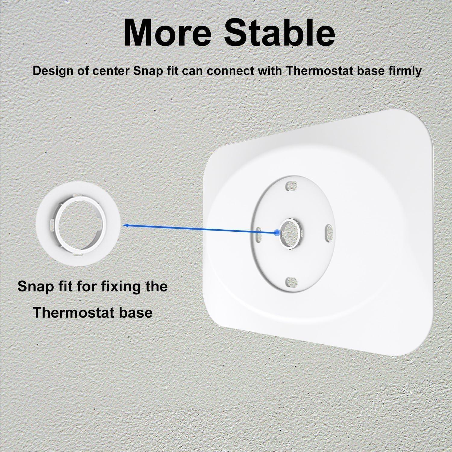 Cubierta de Placa de Pared BAOKZZOM para Termostato Nest 4ta Gen