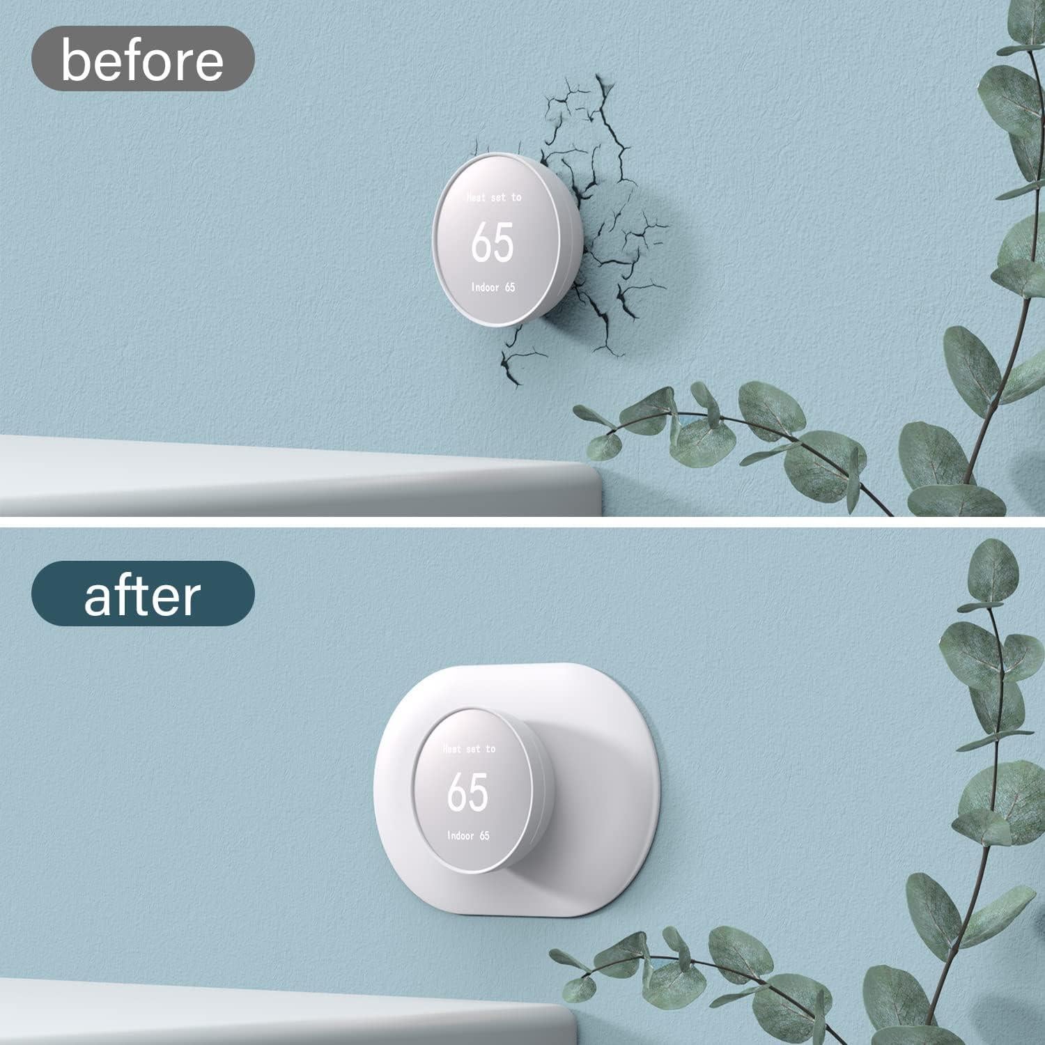 Cubierta de Placa de Pared BNVXR para Google Nest Thermostat 2020