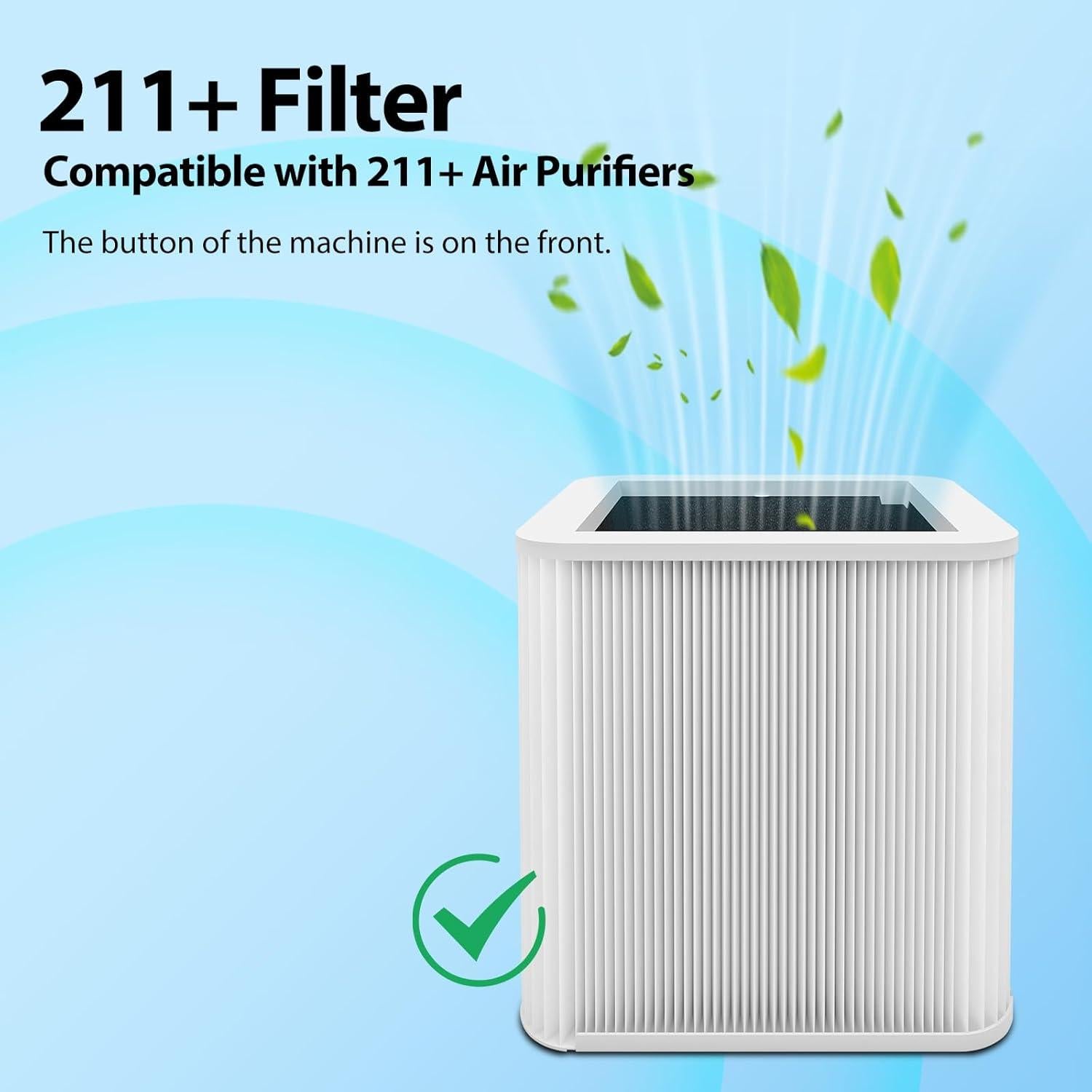 Paquete de 2 Filtros HEPA H13 FFAC para Purificador 211+
