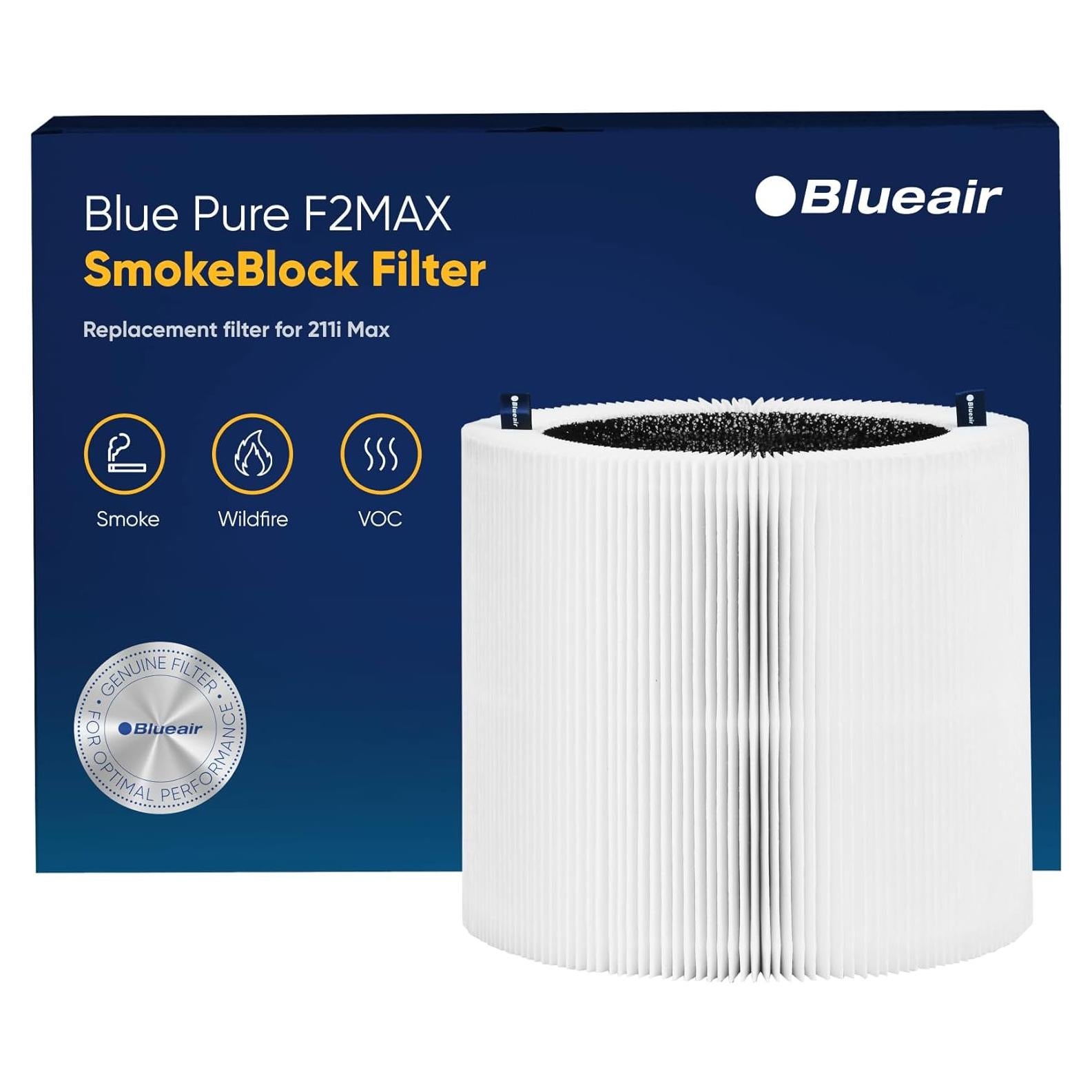 Filtro de Reemplazo Blueair SmokeBlock 211i Max 99.99% Humo