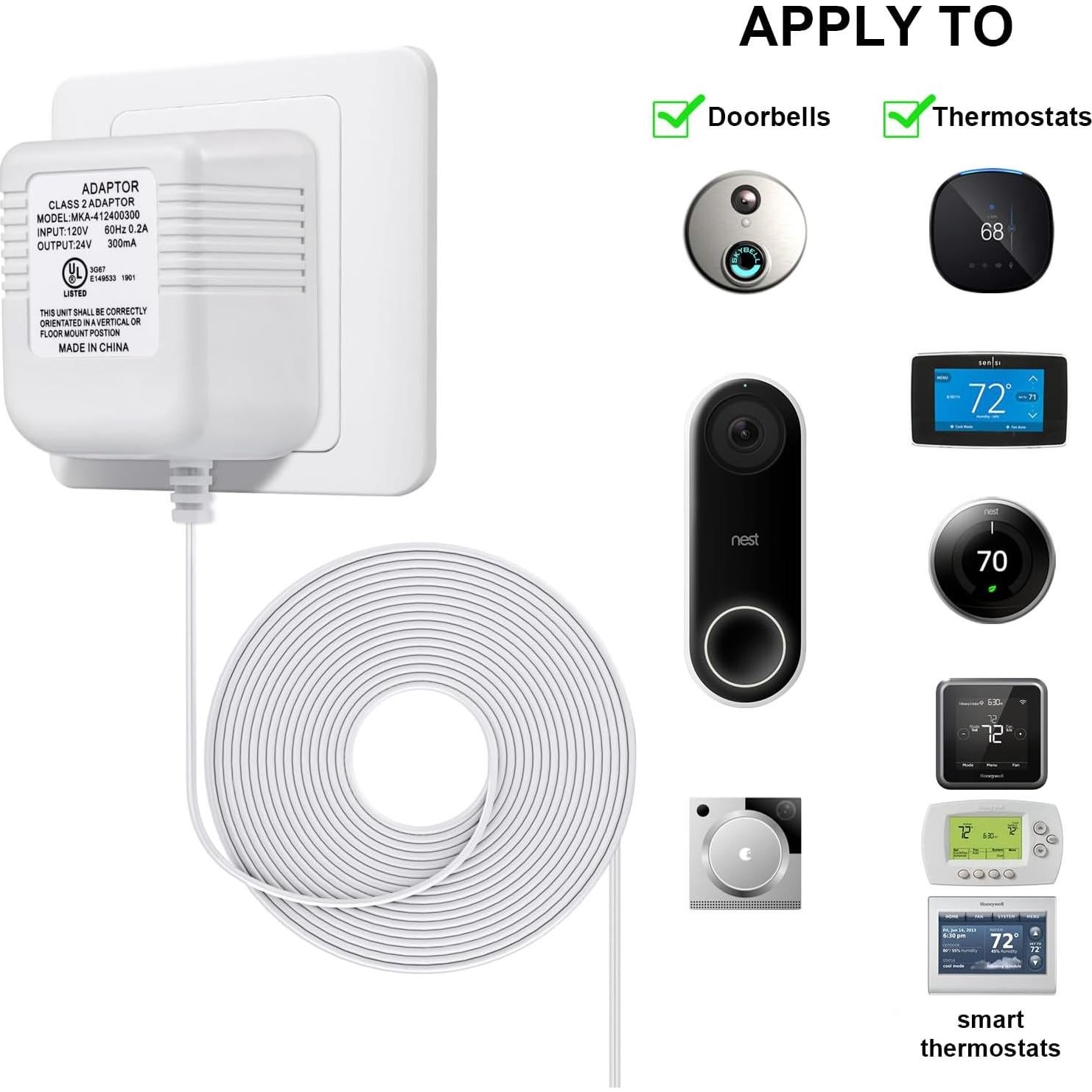 Adaptador de Cable C 24V Hotop para Termostatos Inteligentes